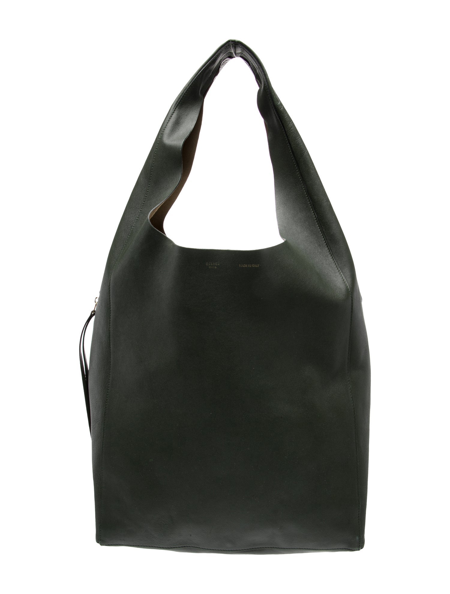 Celine Leather Twisted Cabas