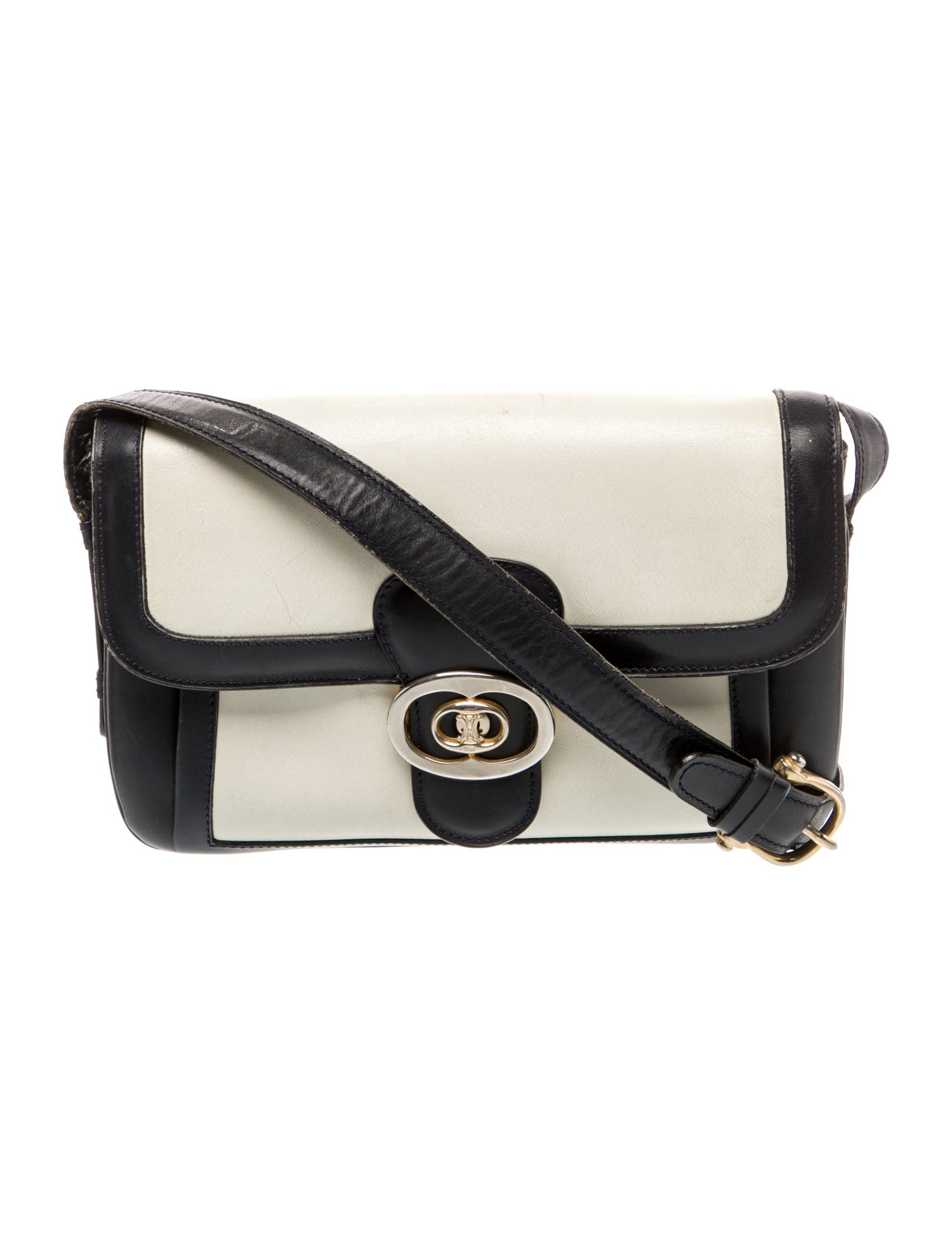 Celine Leather Shoulder Bag Vintage