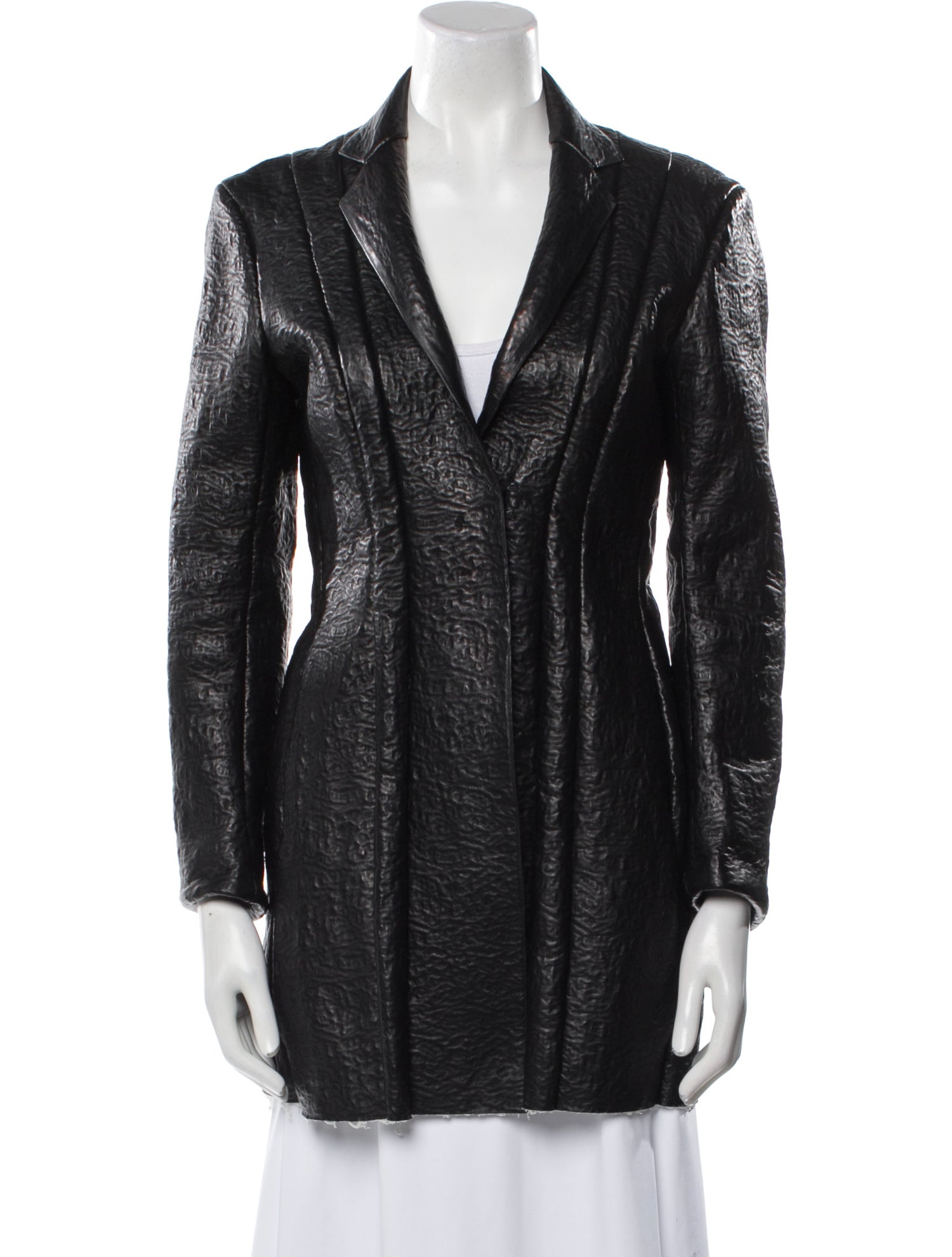 Celine Lamb Leather Blazer