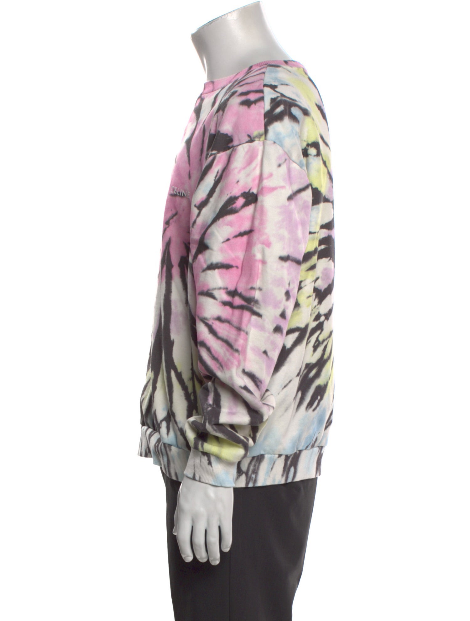 Celine 2023 Tie Dye Loose Sweatshirt