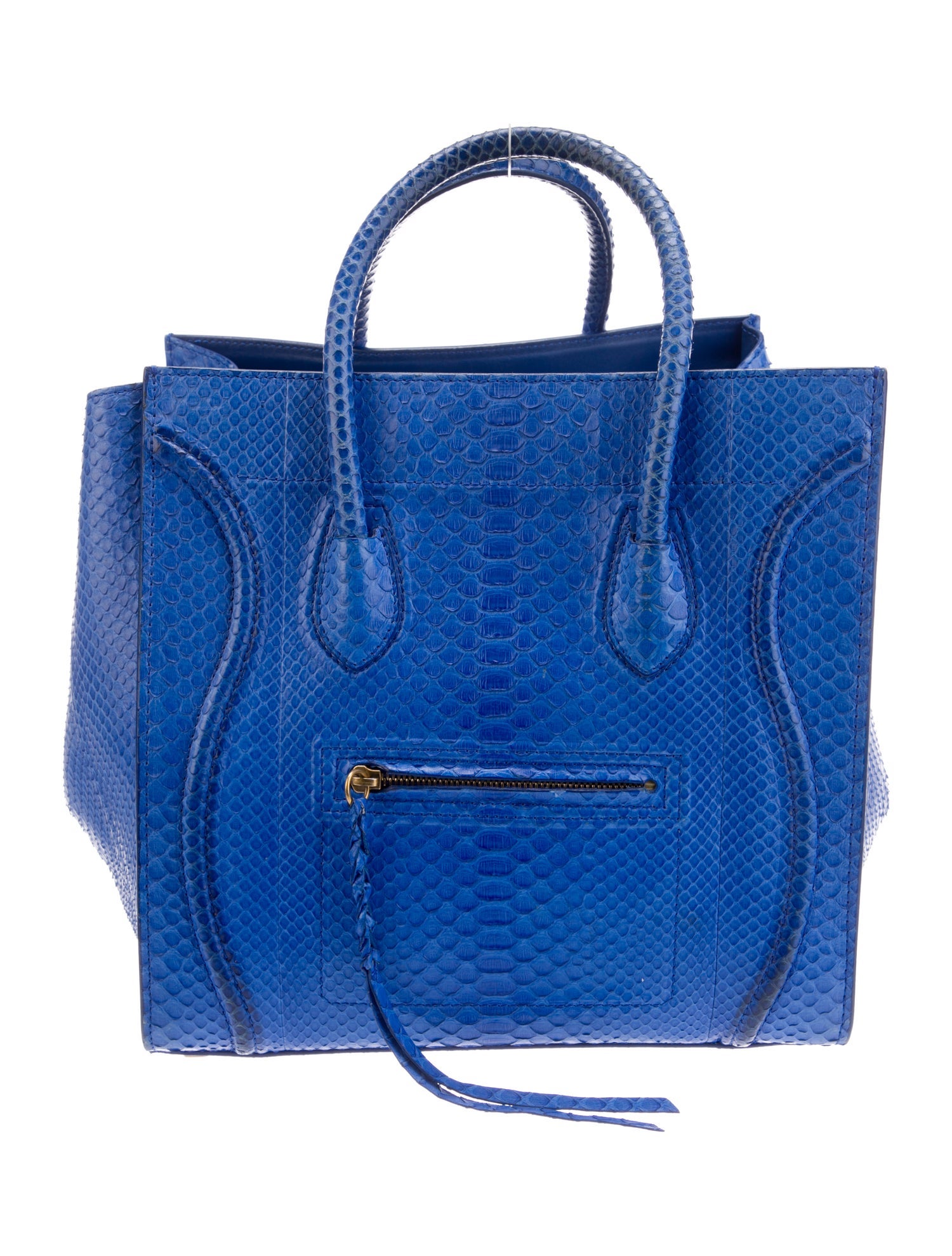 Celine Python Luggage Phantom Medium