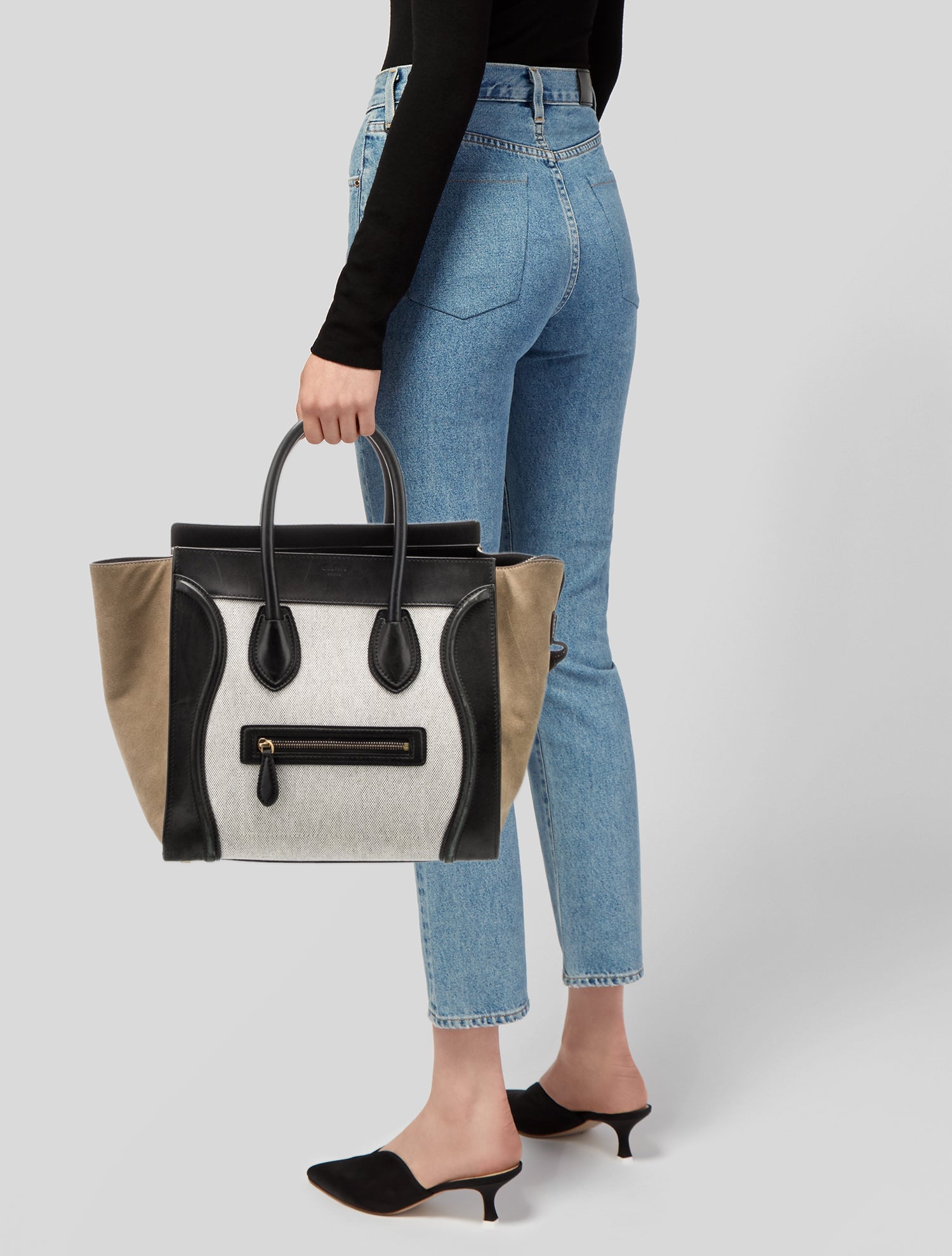 Celine Leather Luggage Mini