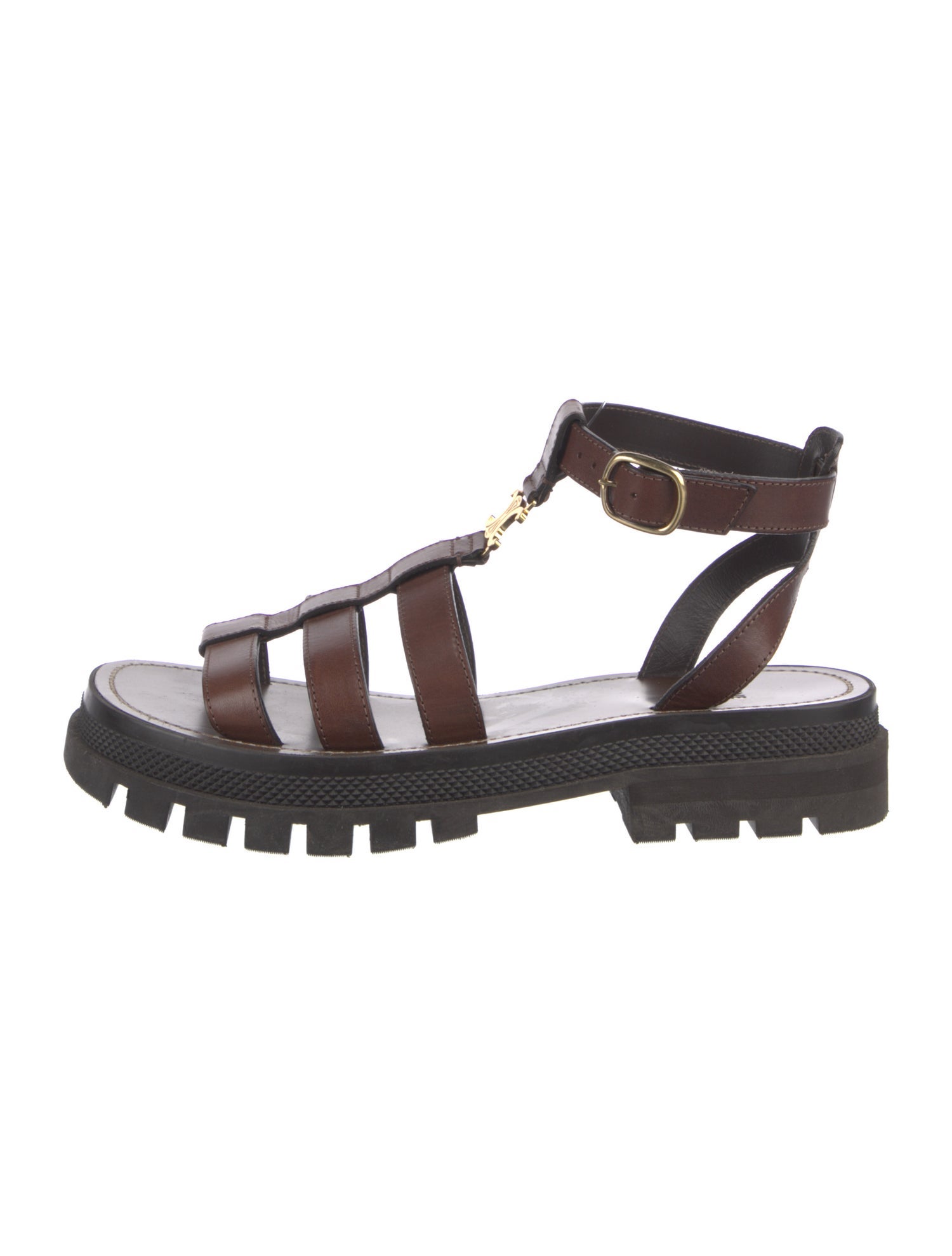 Celine Leather Gladiator Sandals