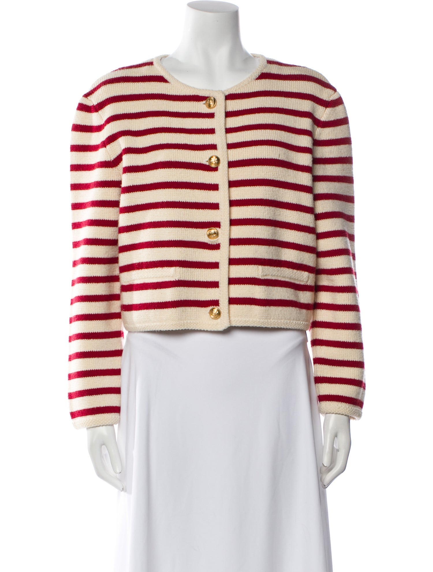 Celine Wool Striped Sweater