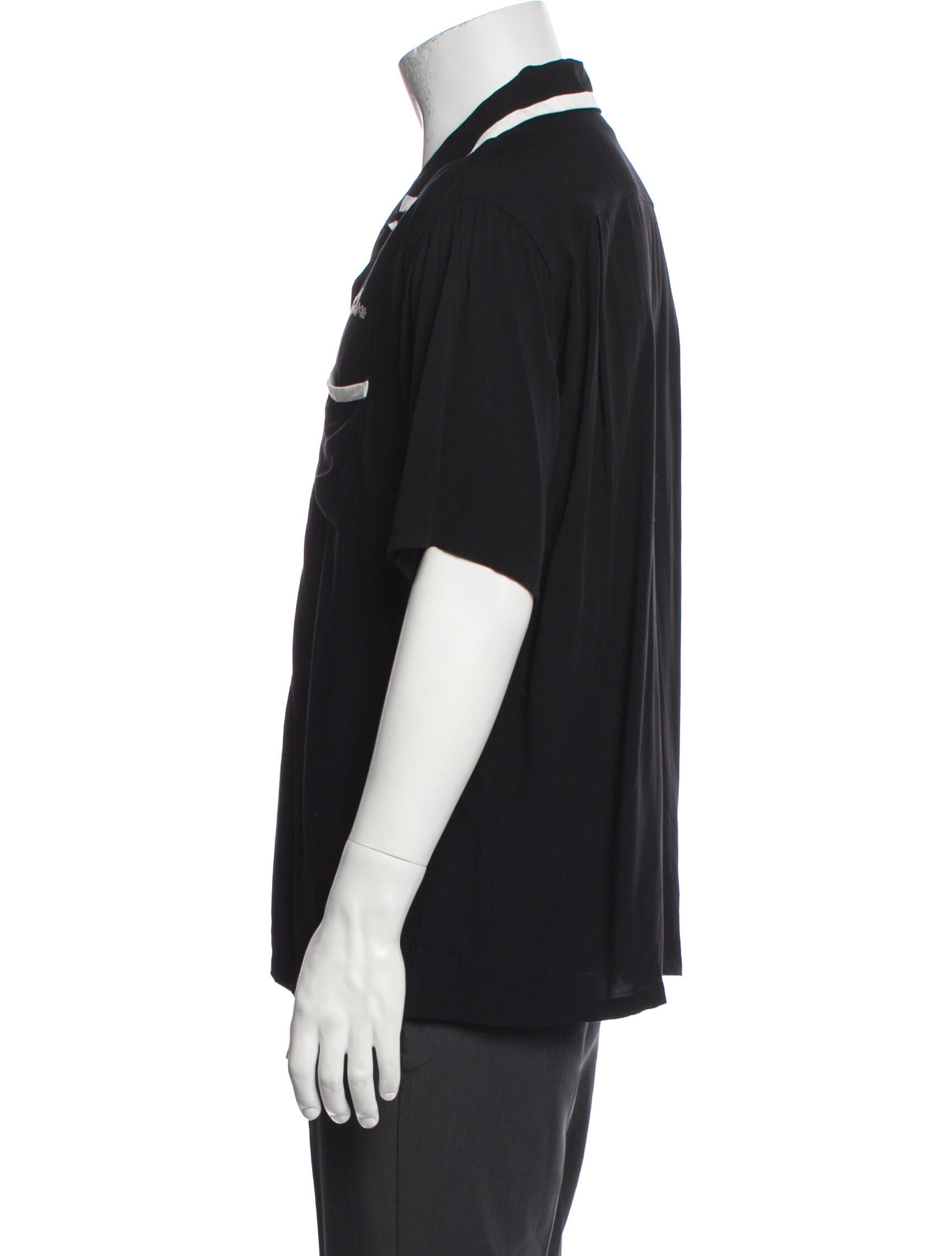 Celine Graphic Print Short Sleeve Western Shirt