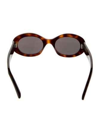 Celine Round Mirrored Sunglasses