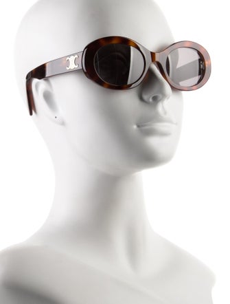Celine Round Mirrored Sunglasses