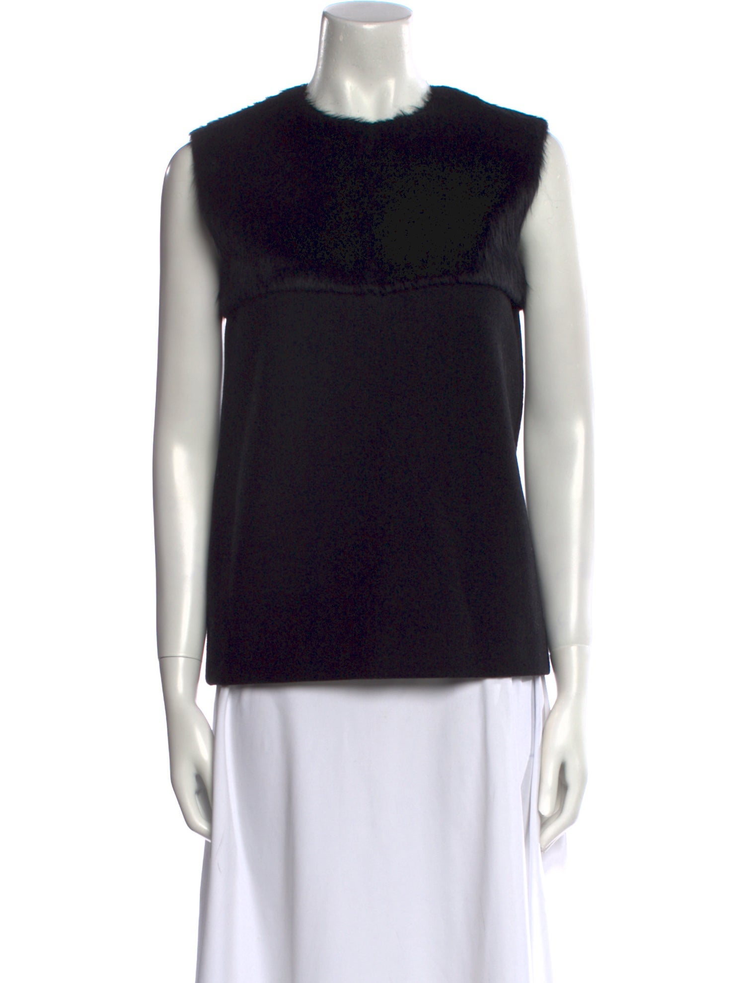 Celine Alpaca Crew Neck Top