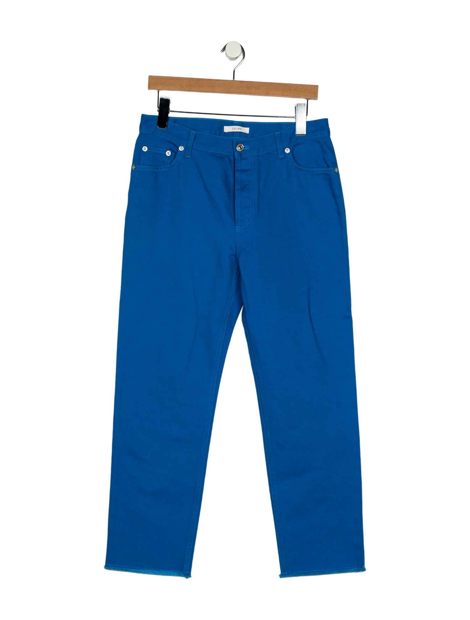 Celine Mid-Rise Straight Leg Jeans