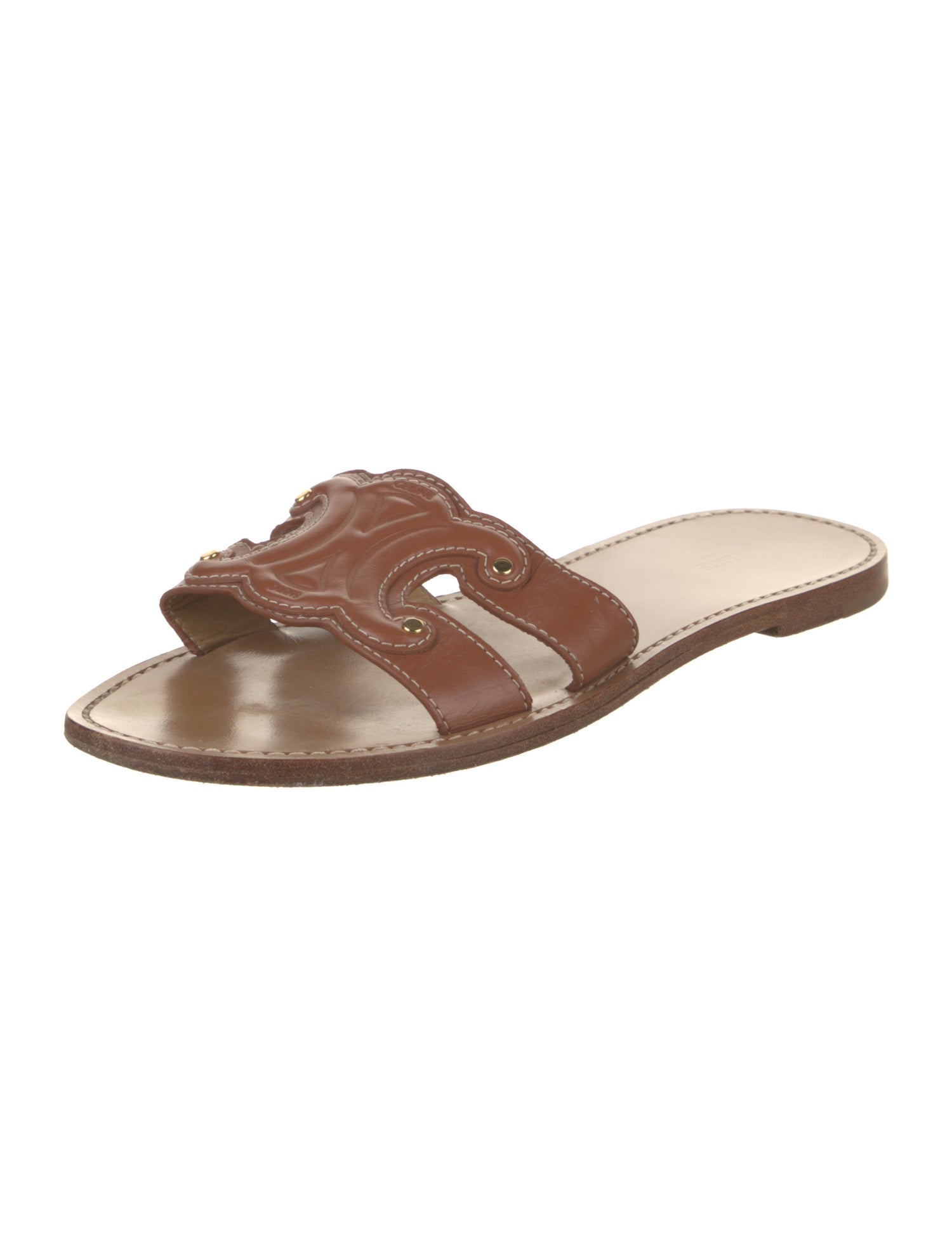 Celine Leather Slides