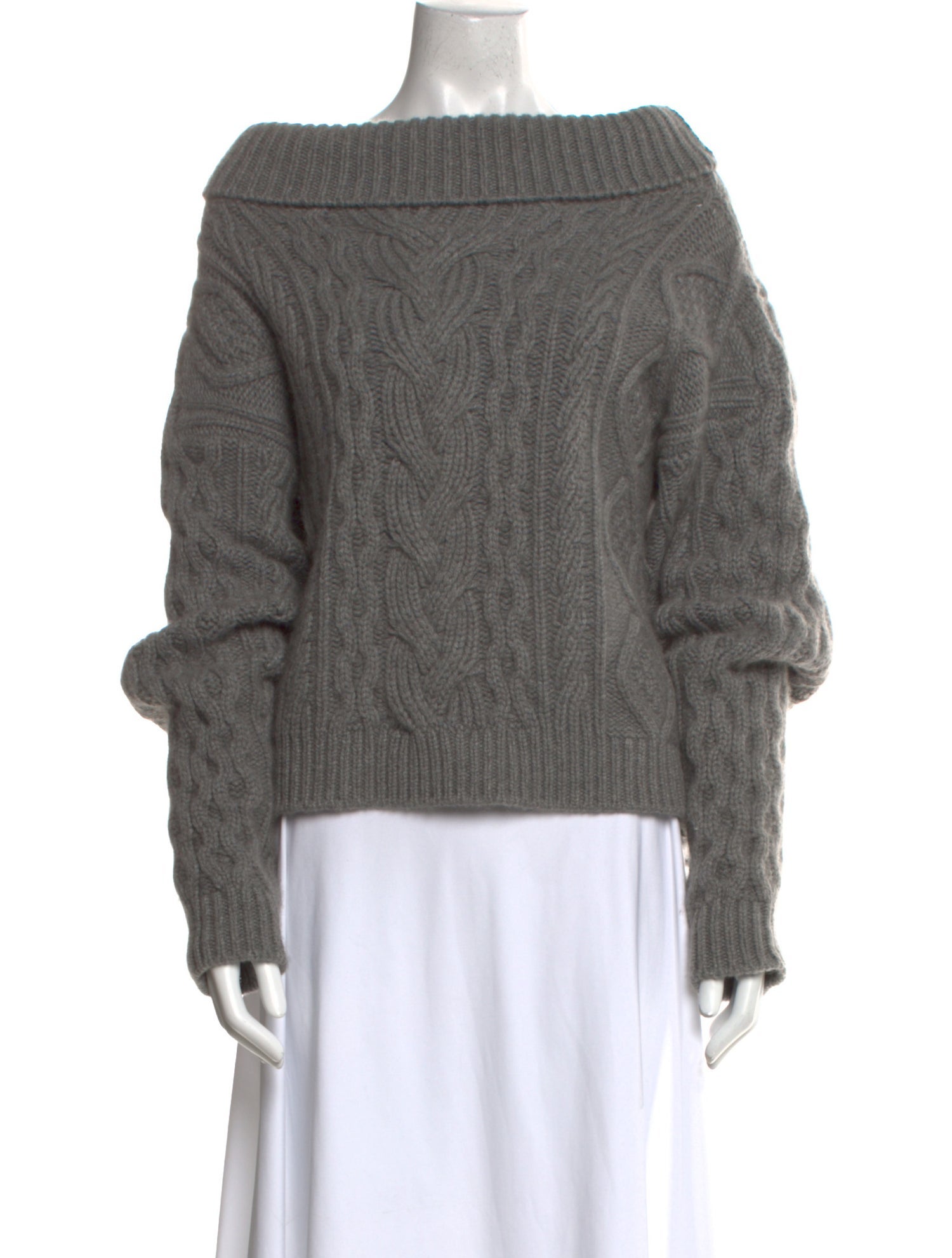 Celine Cashmere Cowl Neck Sweater