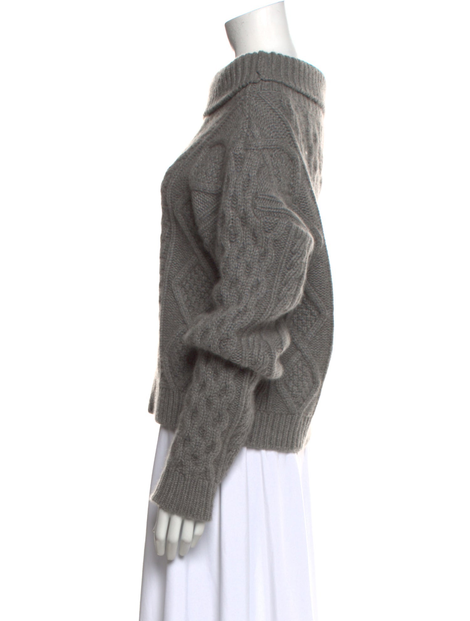 Celine Cashmere Cowl Neck Sweater