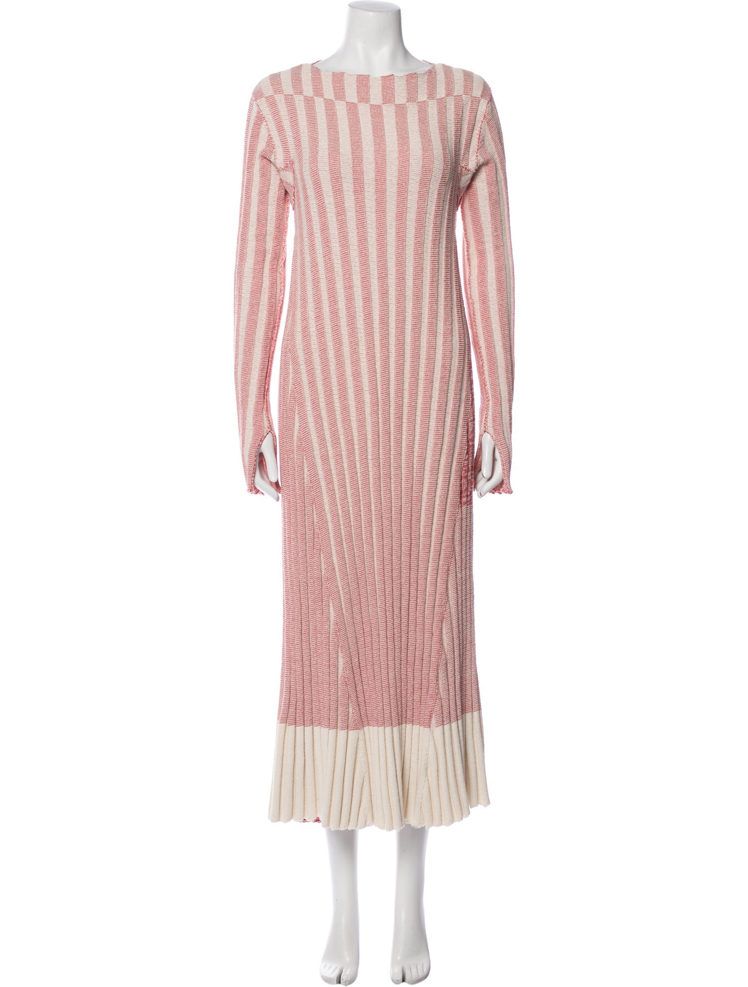Celine Striped Long Dress
