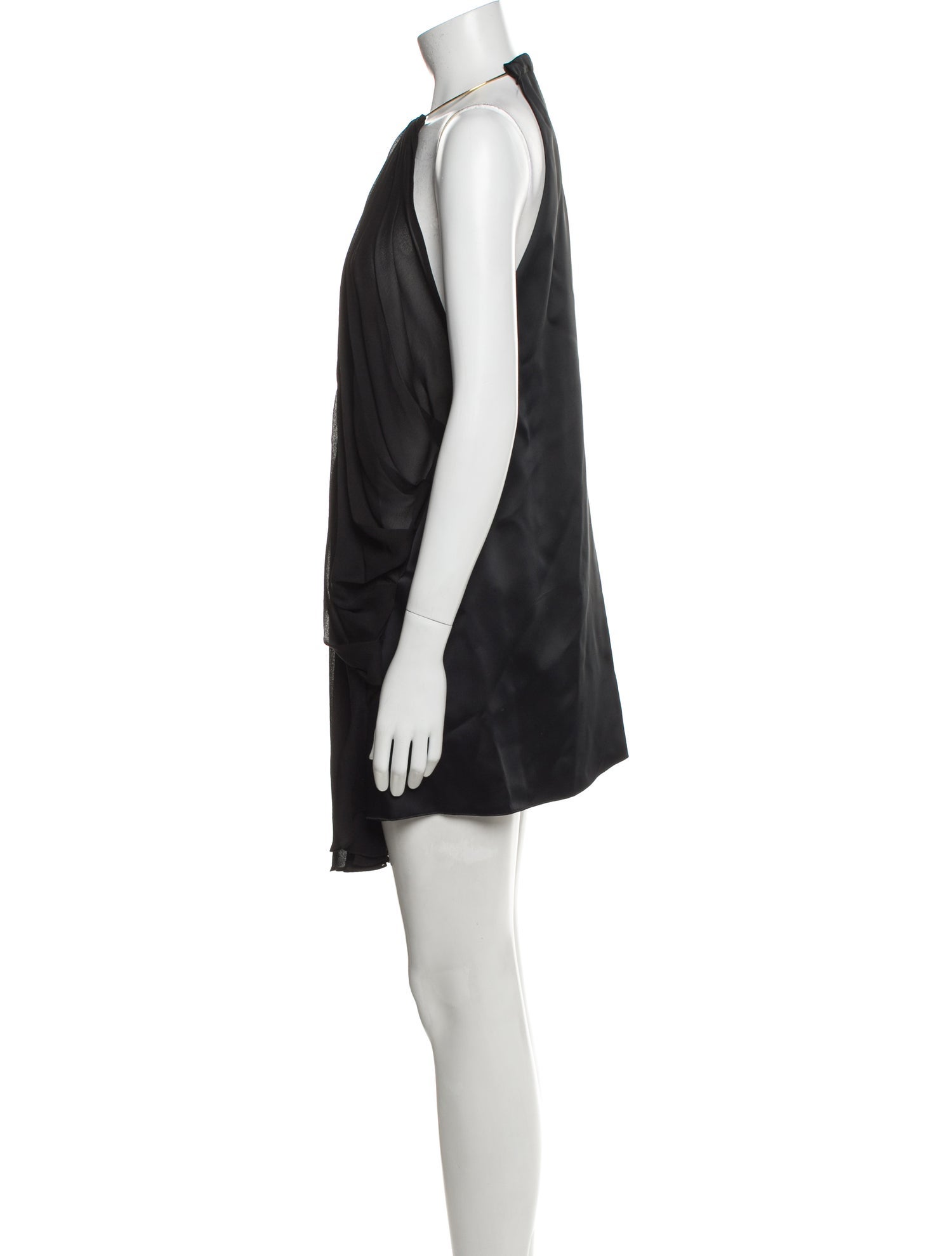 Celine Silk Strapless Tunic