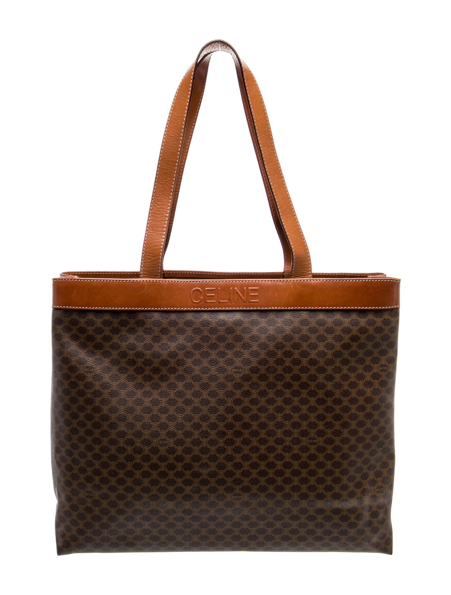 CELINE　セリーヌ　でかい　140×240 Celine Clasp Cabas Vertical Tote - Burgundy Totes, Handbags