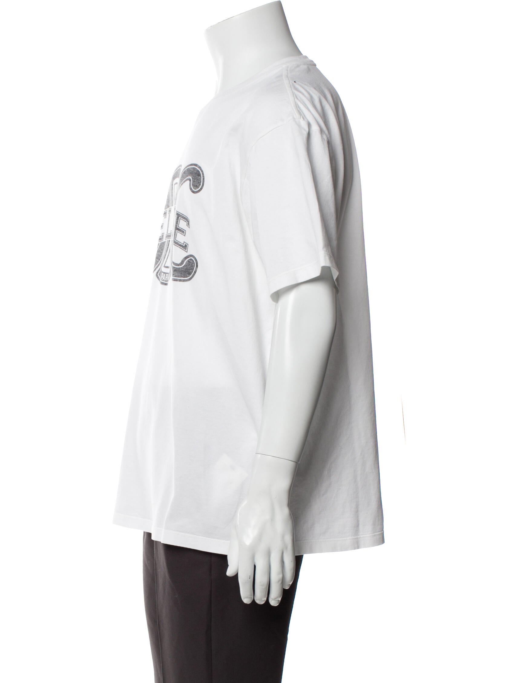 Celine Graphic Print Short Sleeve Shirt