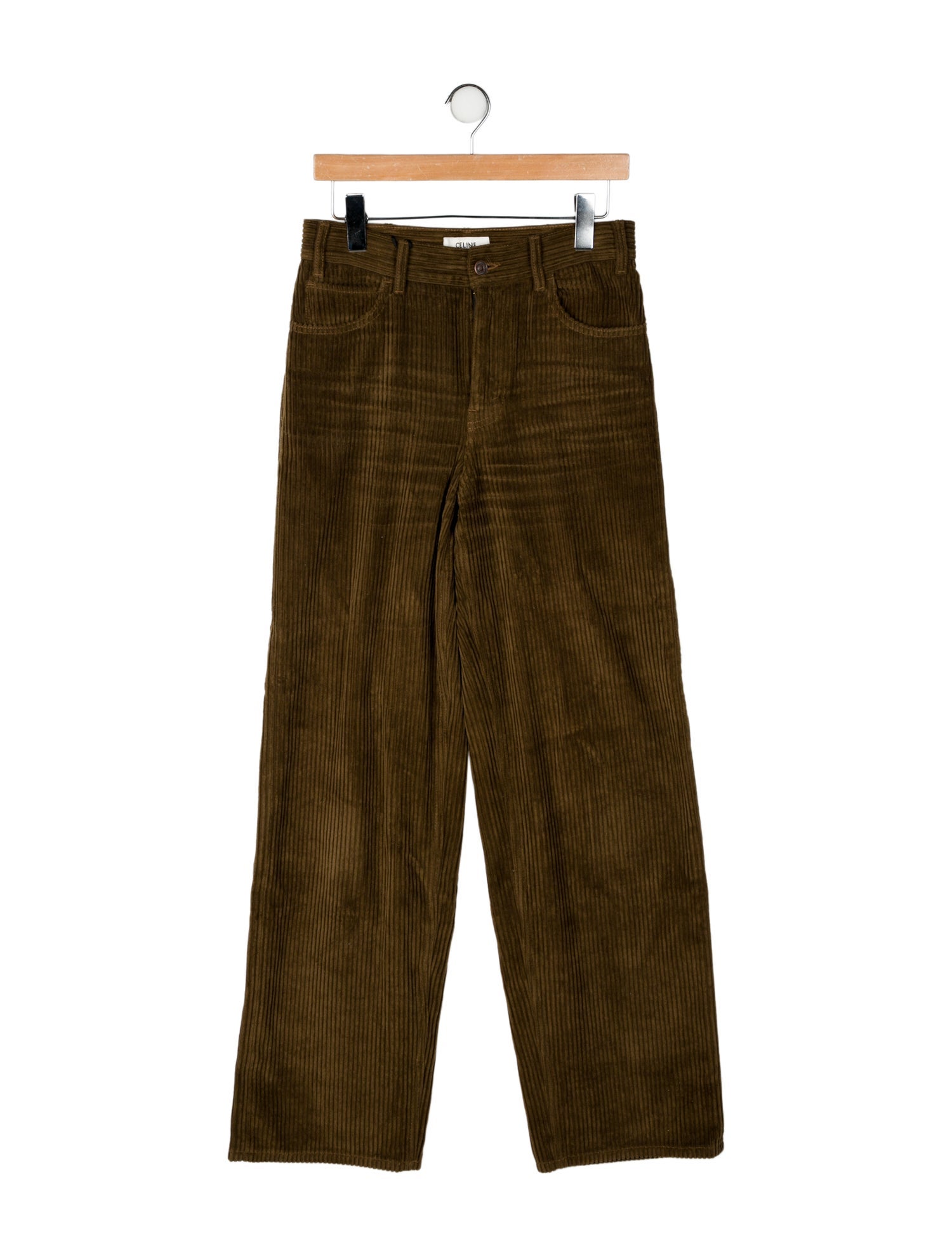 Celine Kitty Corduroy Wide Leg Pants w/ Tags