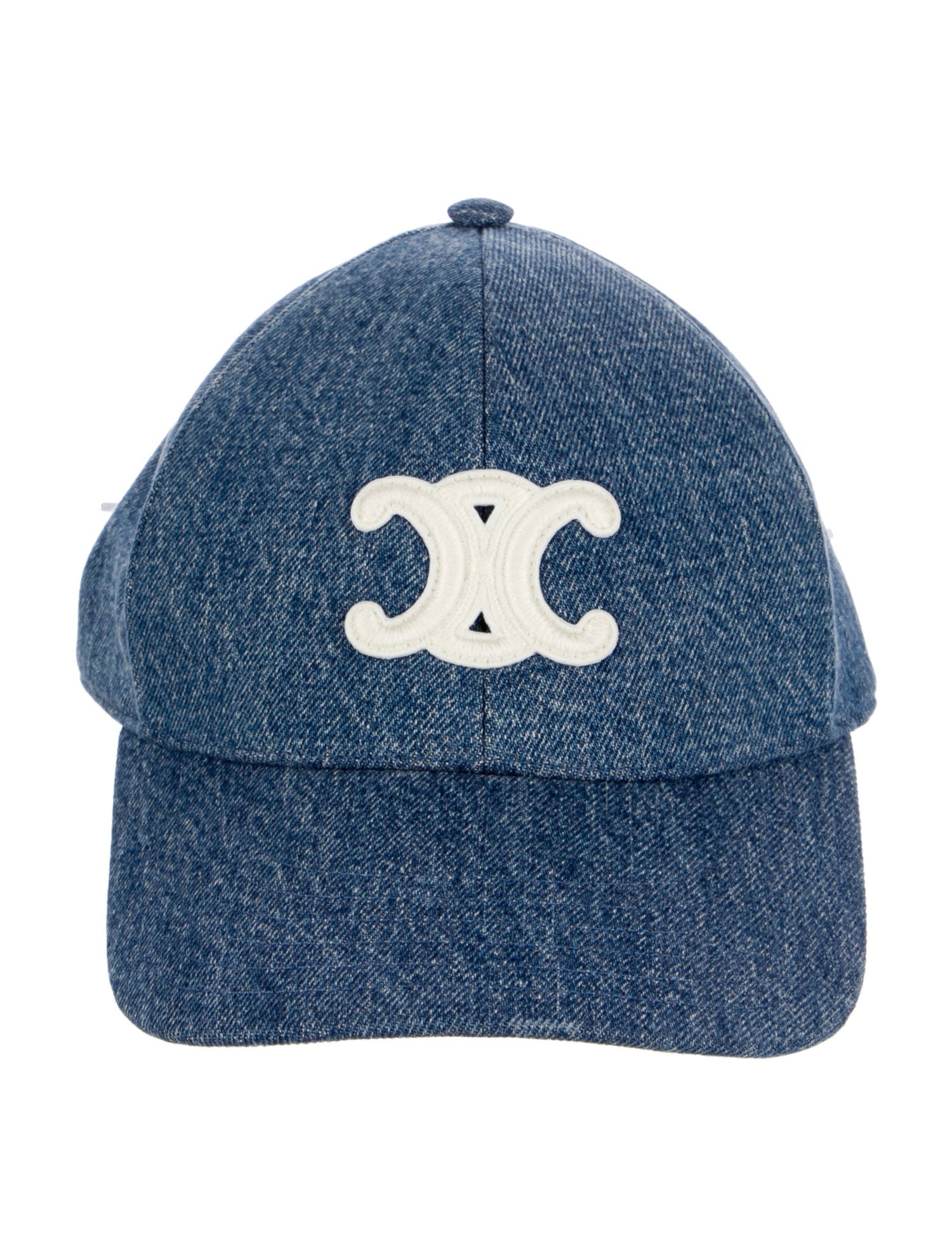 Celine Denim Triomphe Baseball Cap