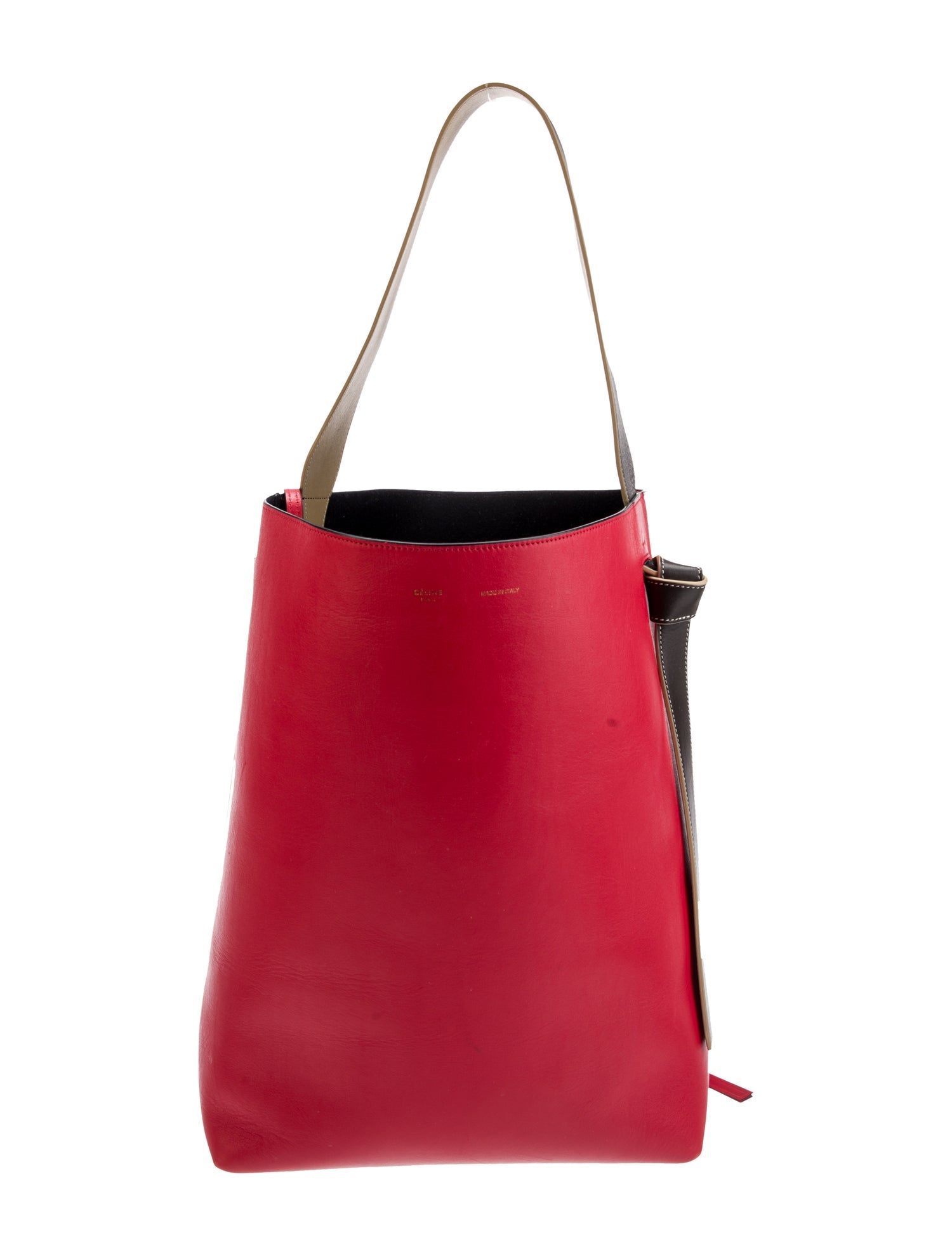 Celine Leather Twisted Cabas