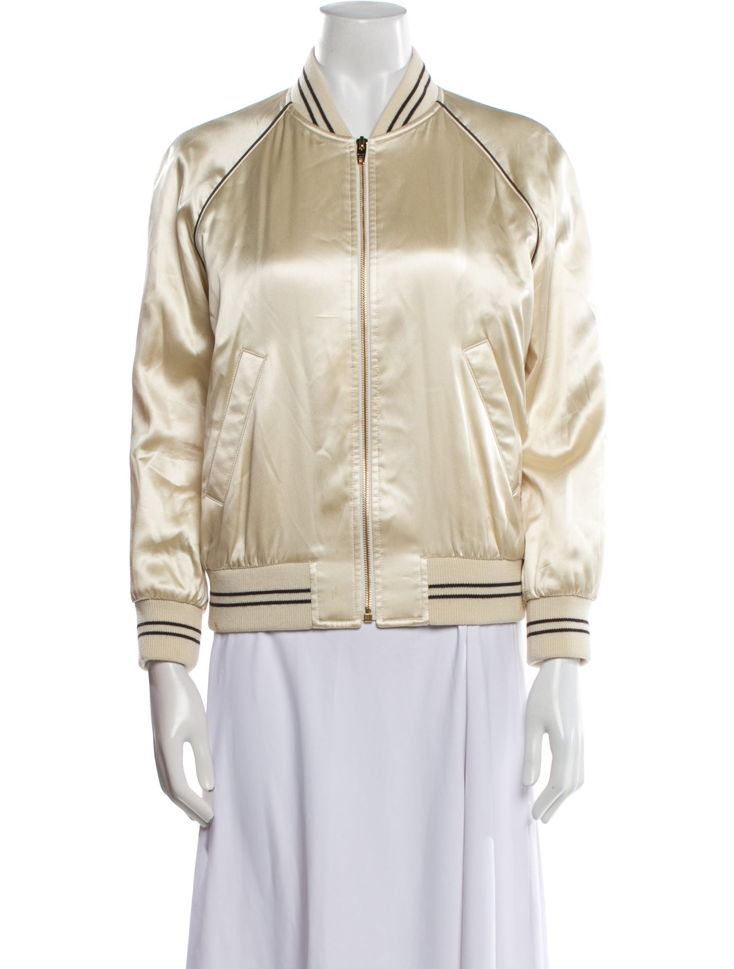 Celine Satin Bomber Jacket