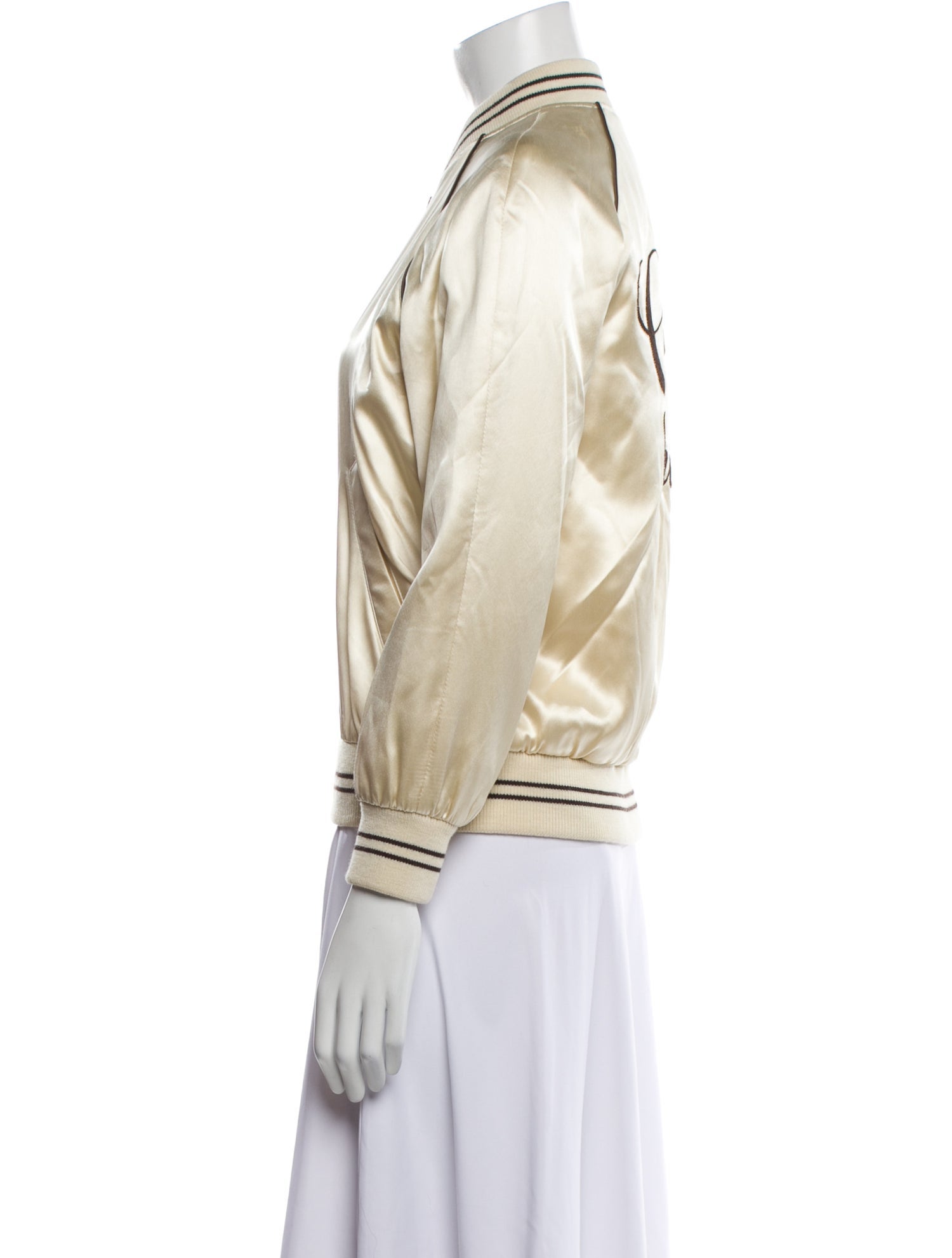 Celine Satin Bomber Jacket