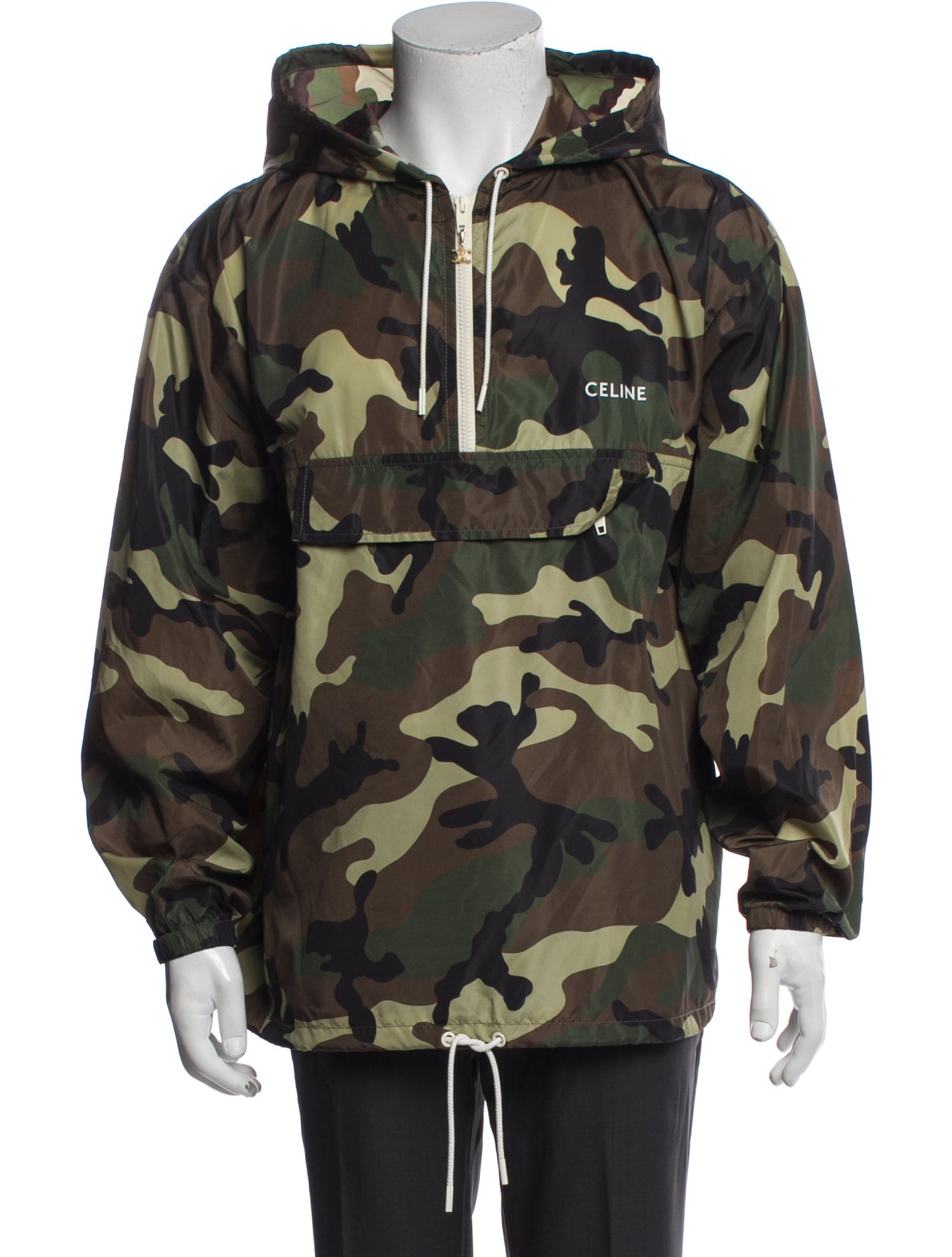 Celine Camouflage Print Utility Jacket