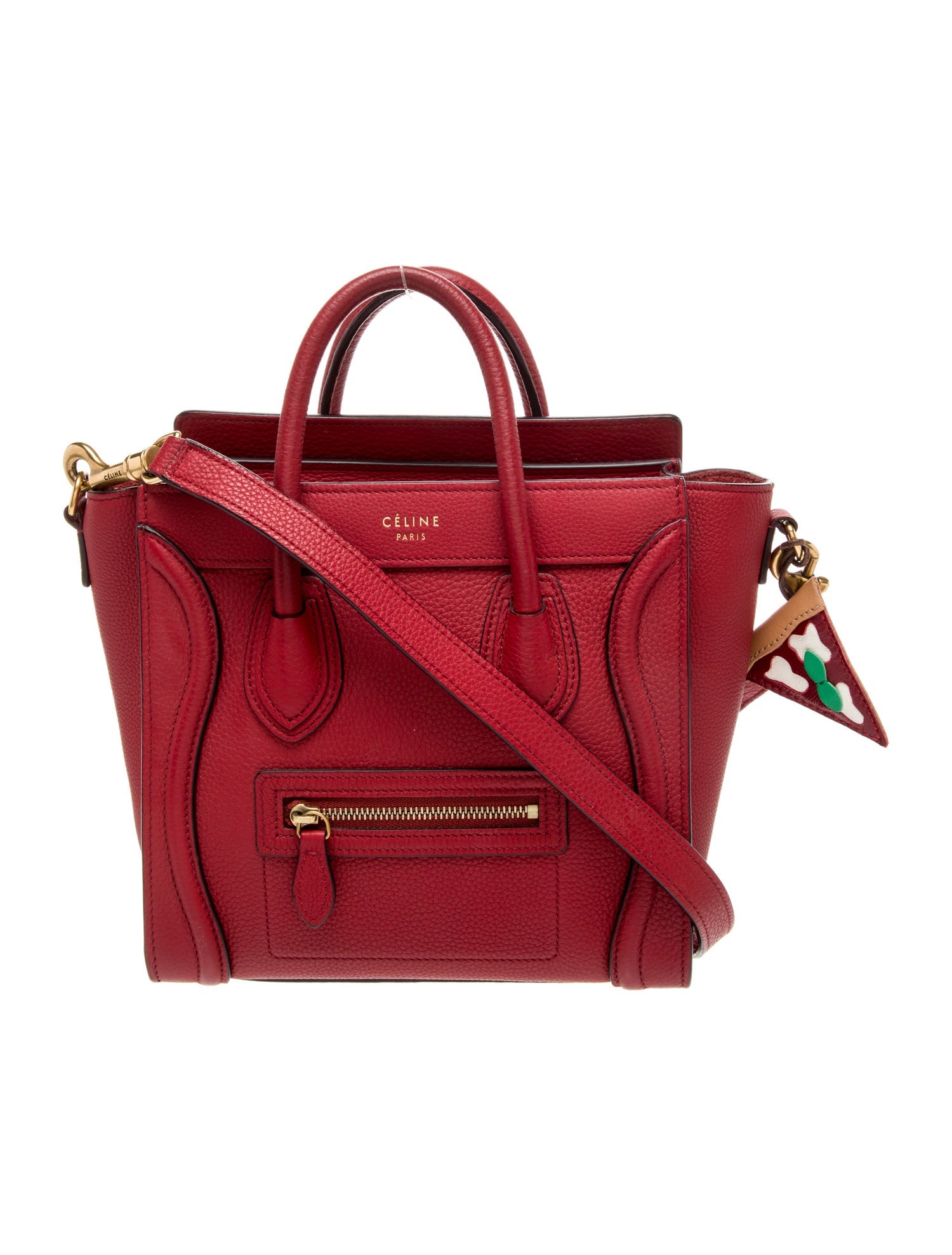 Celine Leather Luggage Nano