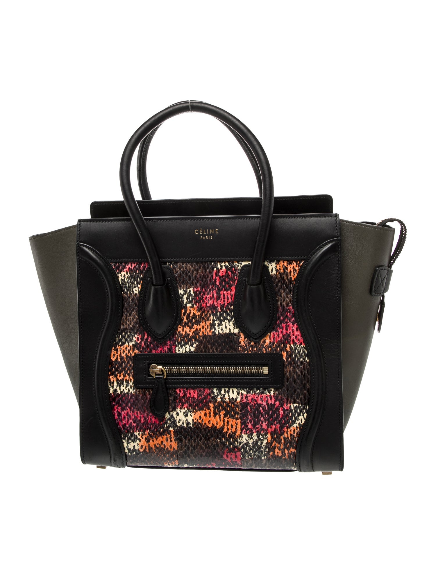 Celine Leather Luggage Micro