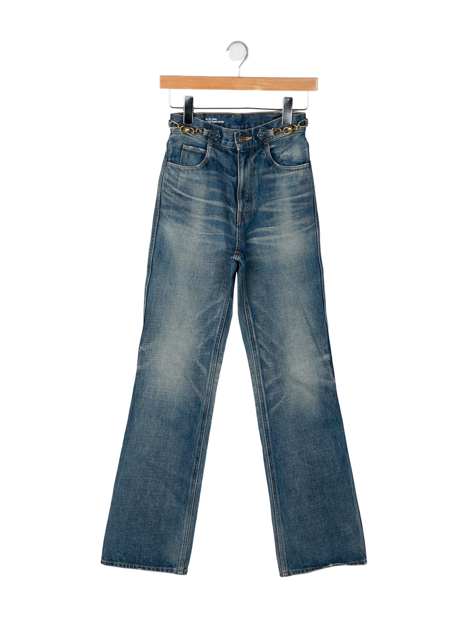 Celine High-Rise Straight Leg Jeans