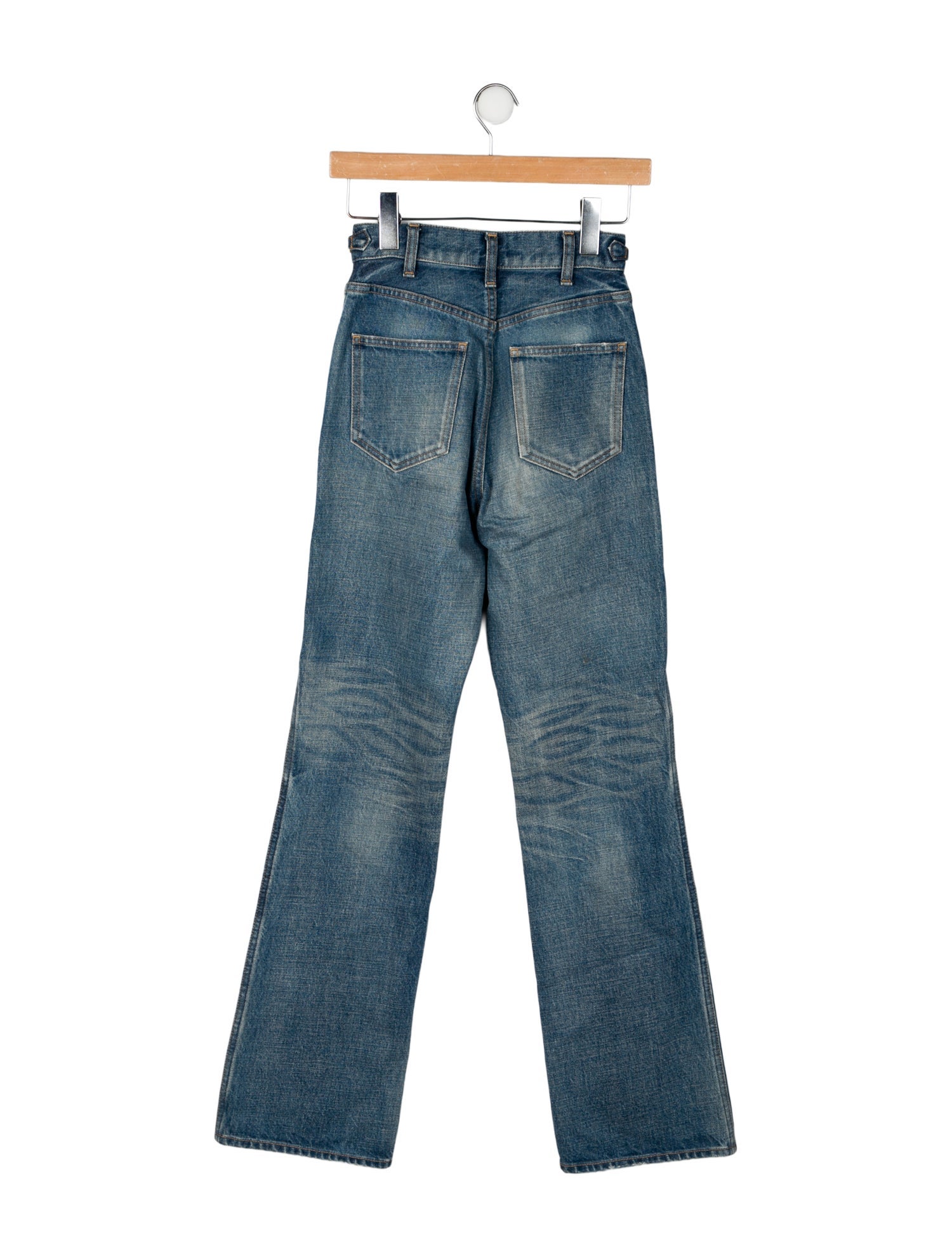 Celine High-Rise Straight Leg Jeans