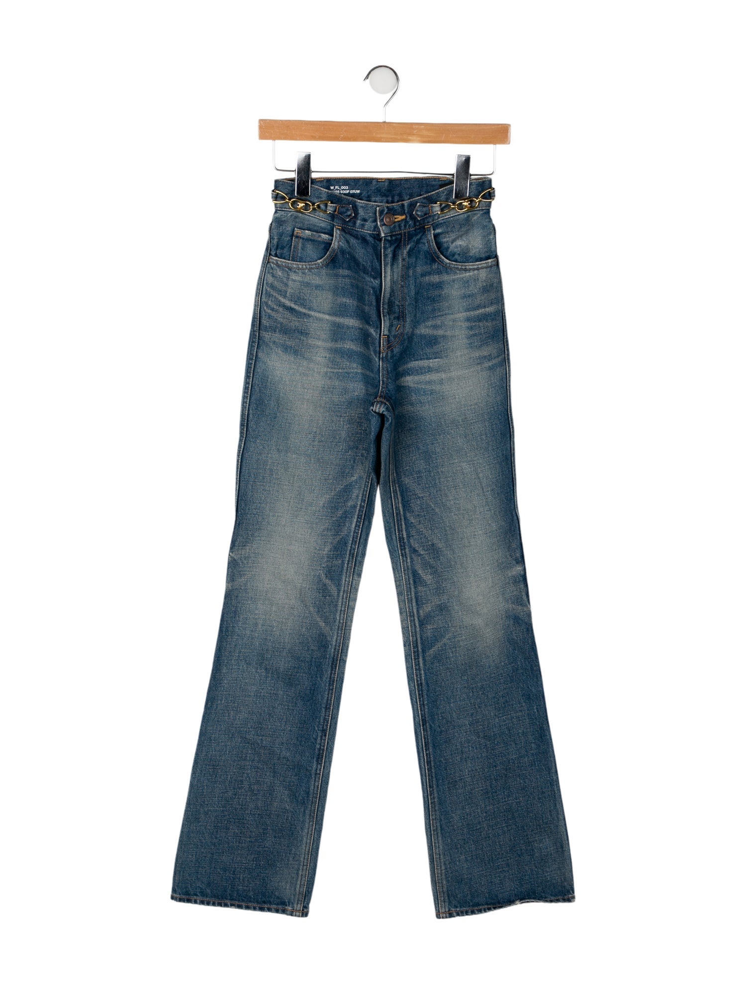 Celine Mid-Rise Straight Leg Jeans