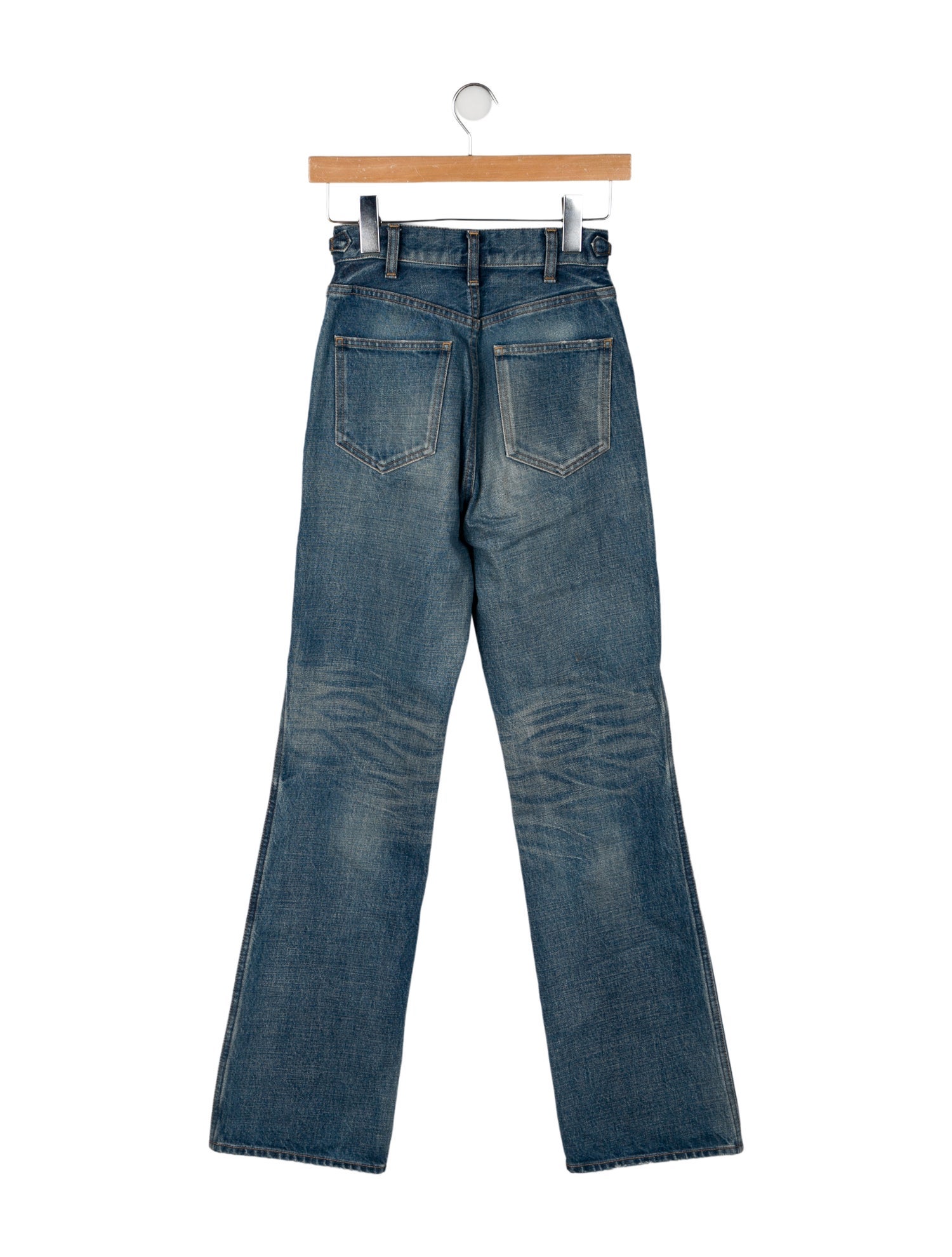 Celine Mid-Rise Straight Leg Jeans