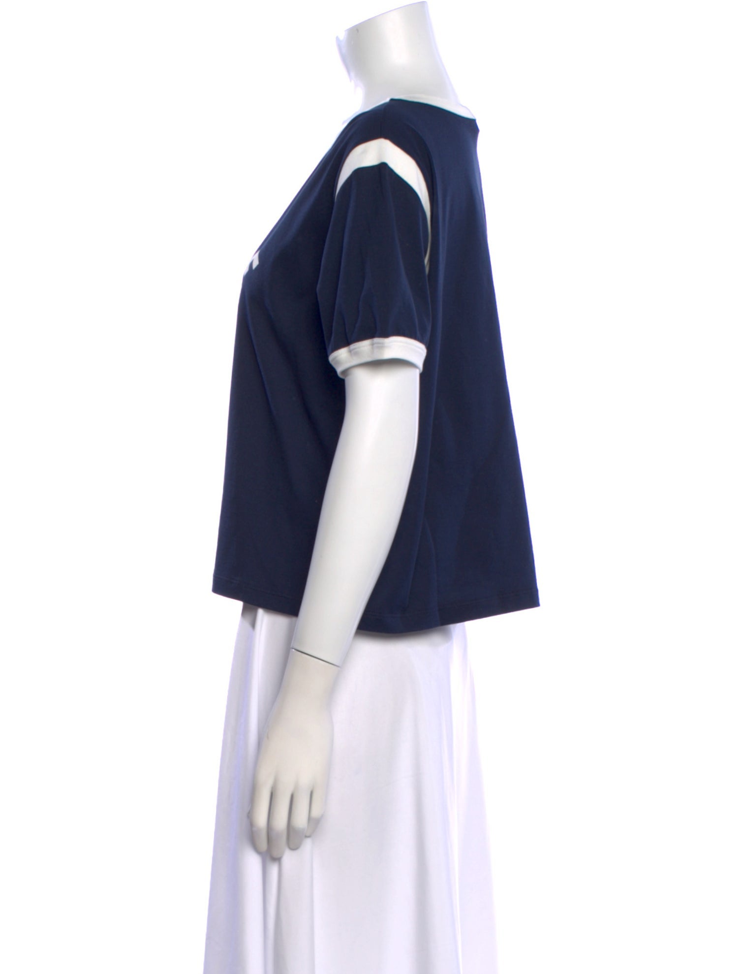 Celine Logo Ringer Graphic Print T-Shirt w/ Tags