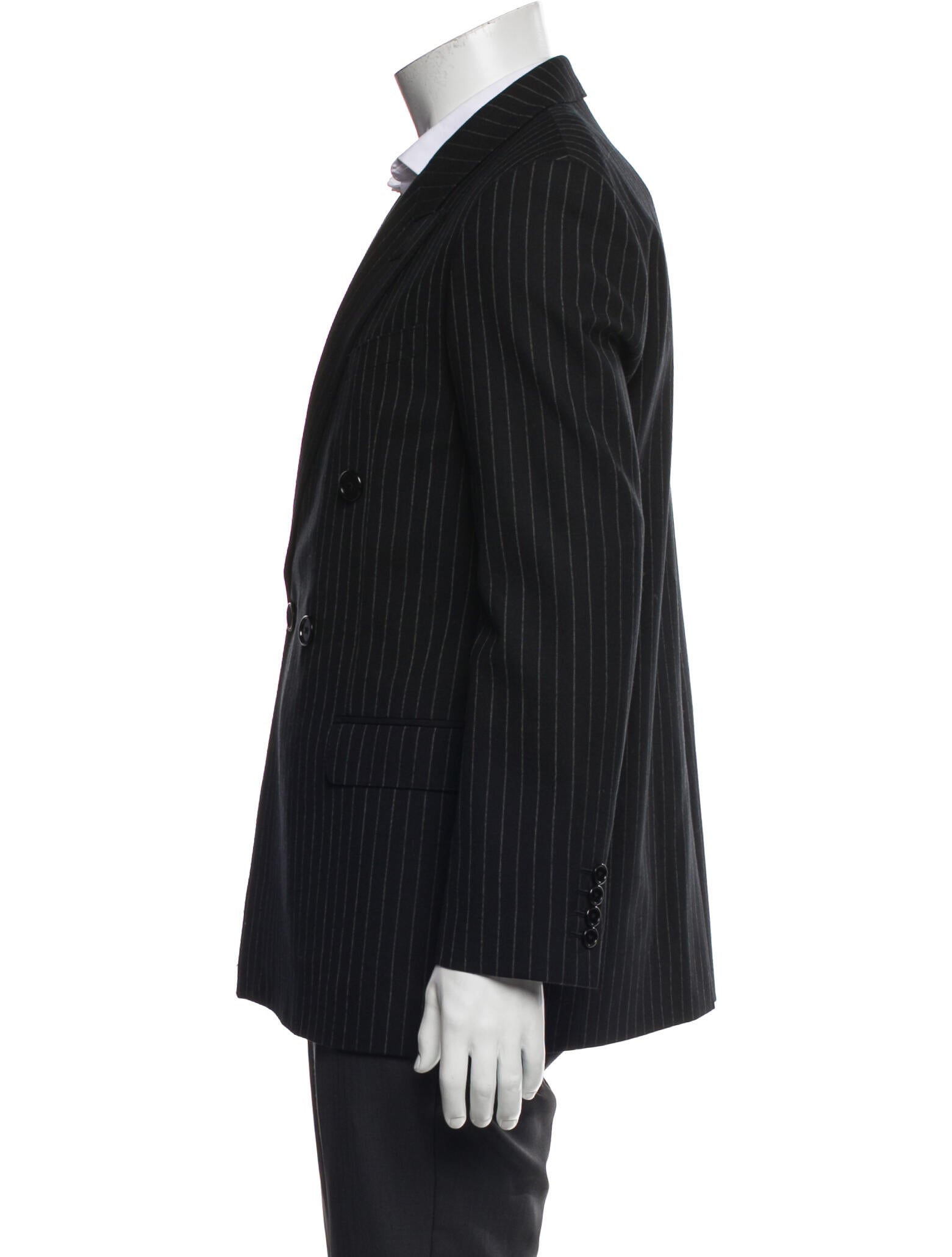 Celine Wool Striped Blazer