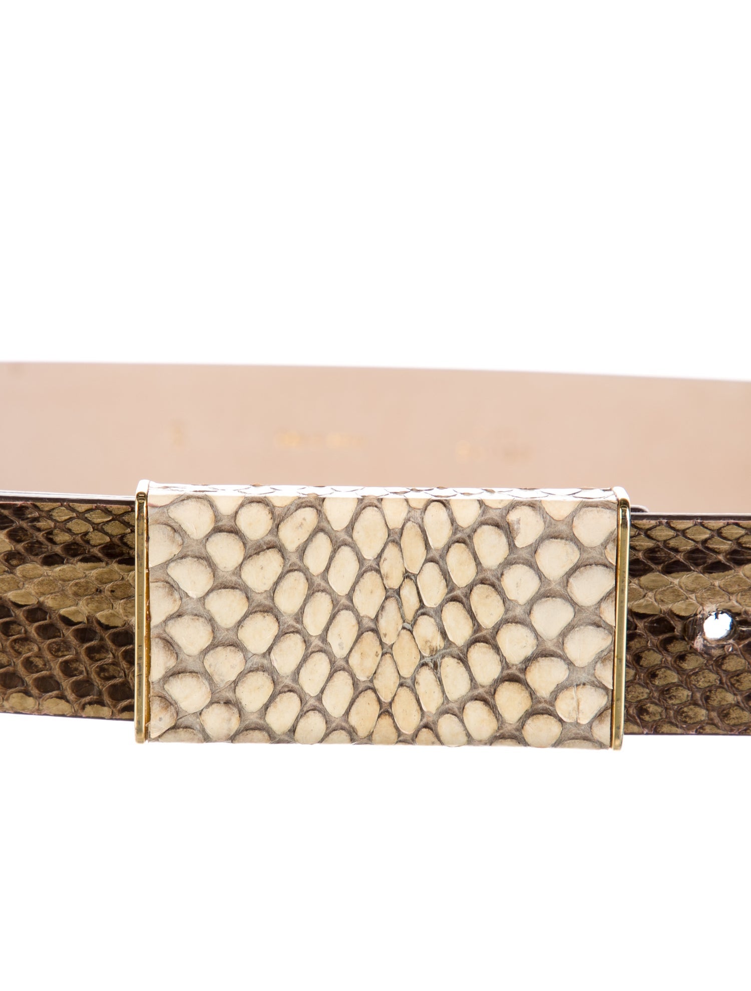 Celine Snakeskin Waist Belt