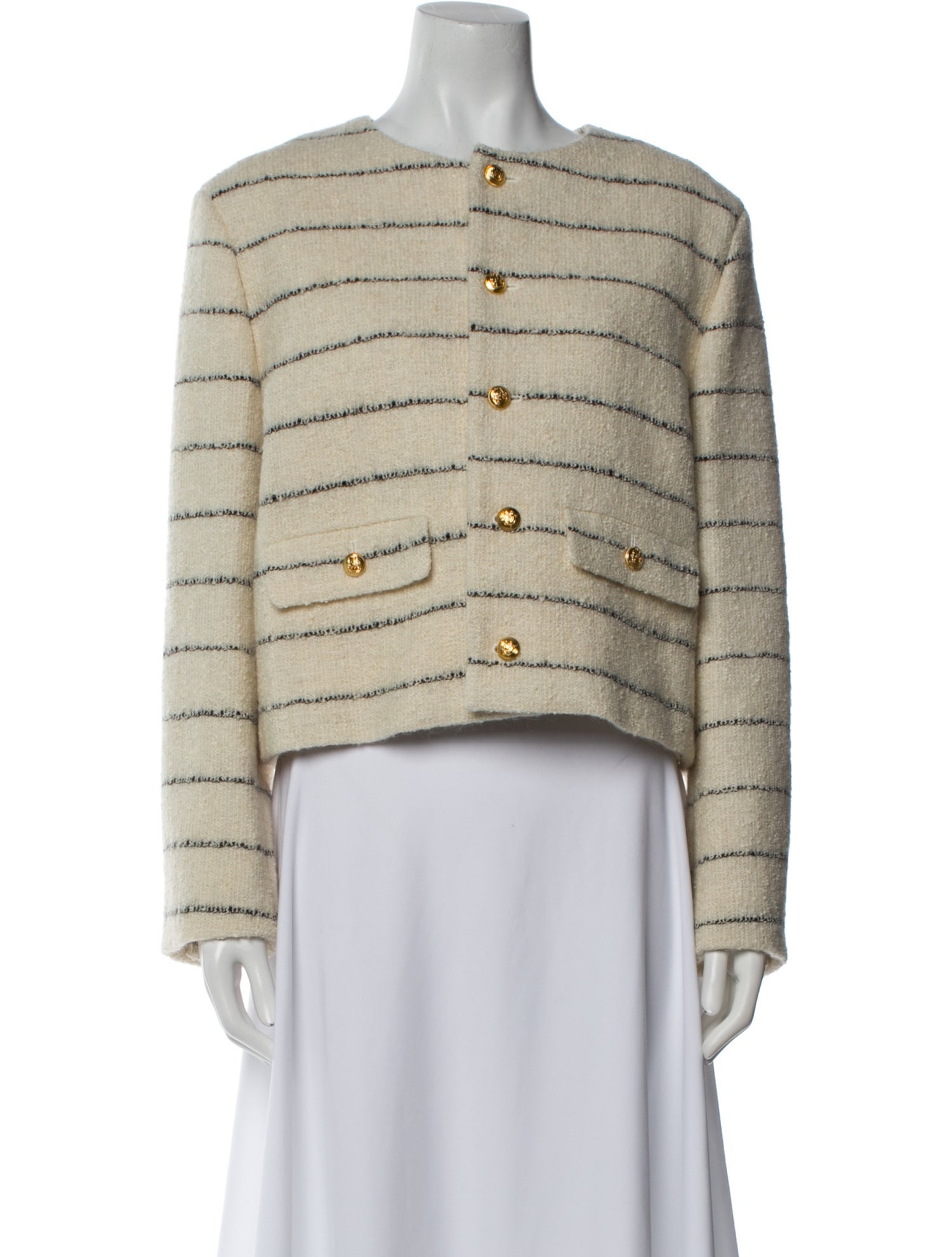 Celine 2022 Chasseur Striped Evening Jacket w/ Tags