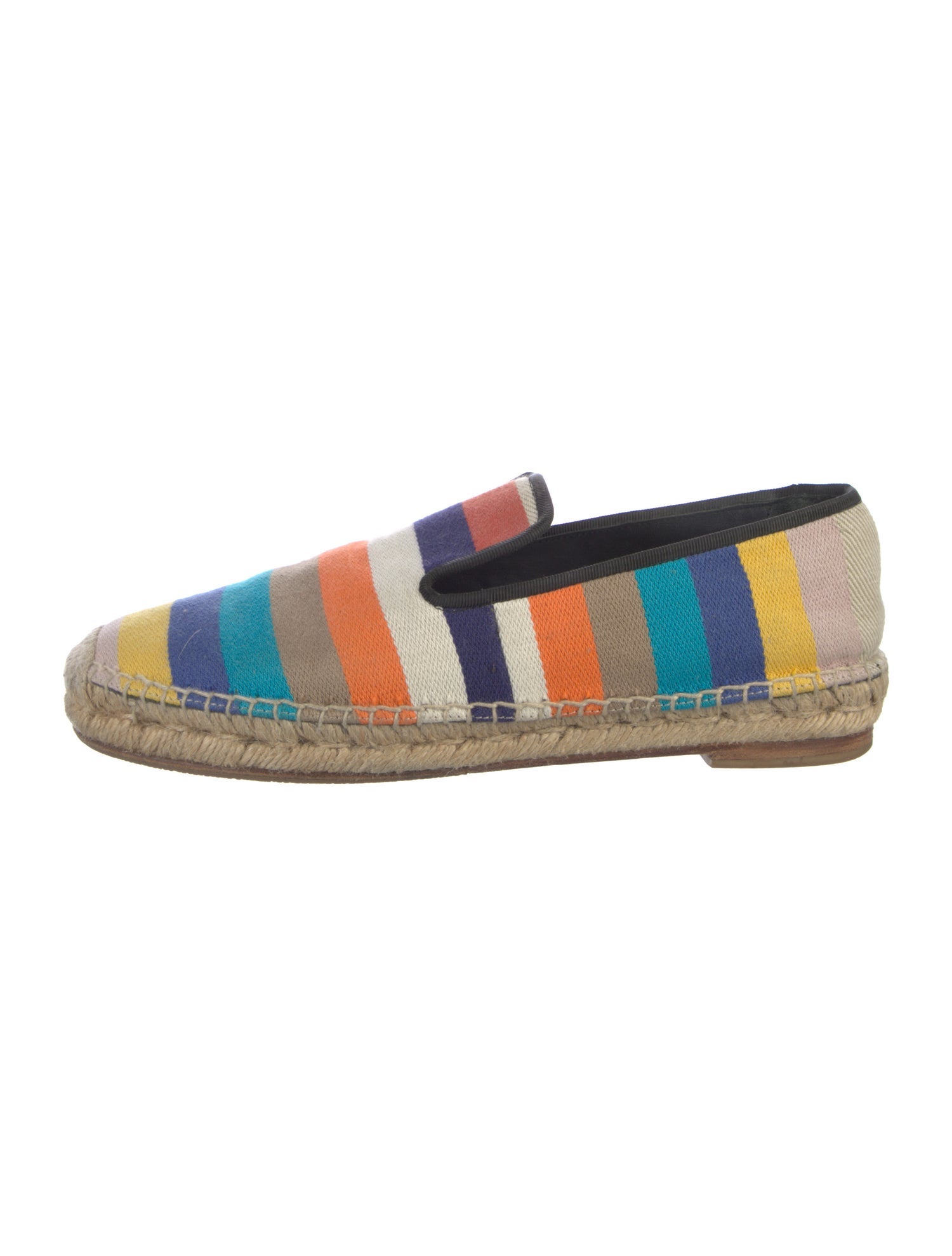 Celine Canvas Striped Espadrilles
