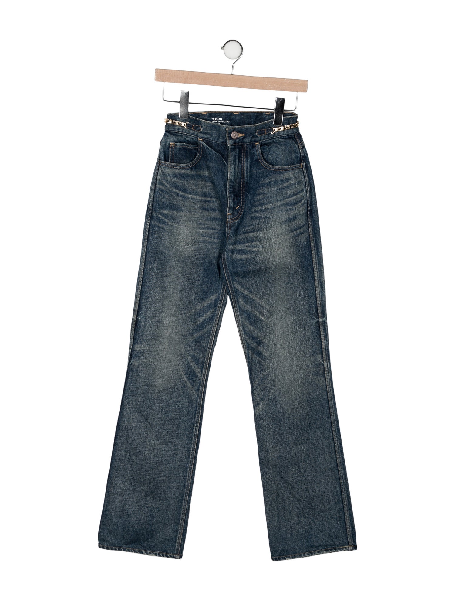Celine High-Rise Straight Leg Jeans