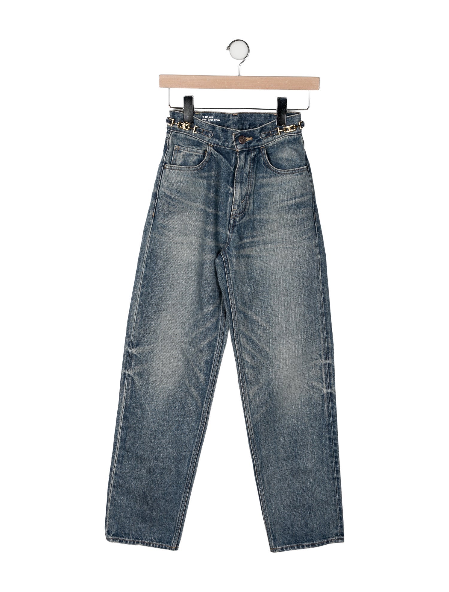 Celine High-Rise Straight Leg Jeans