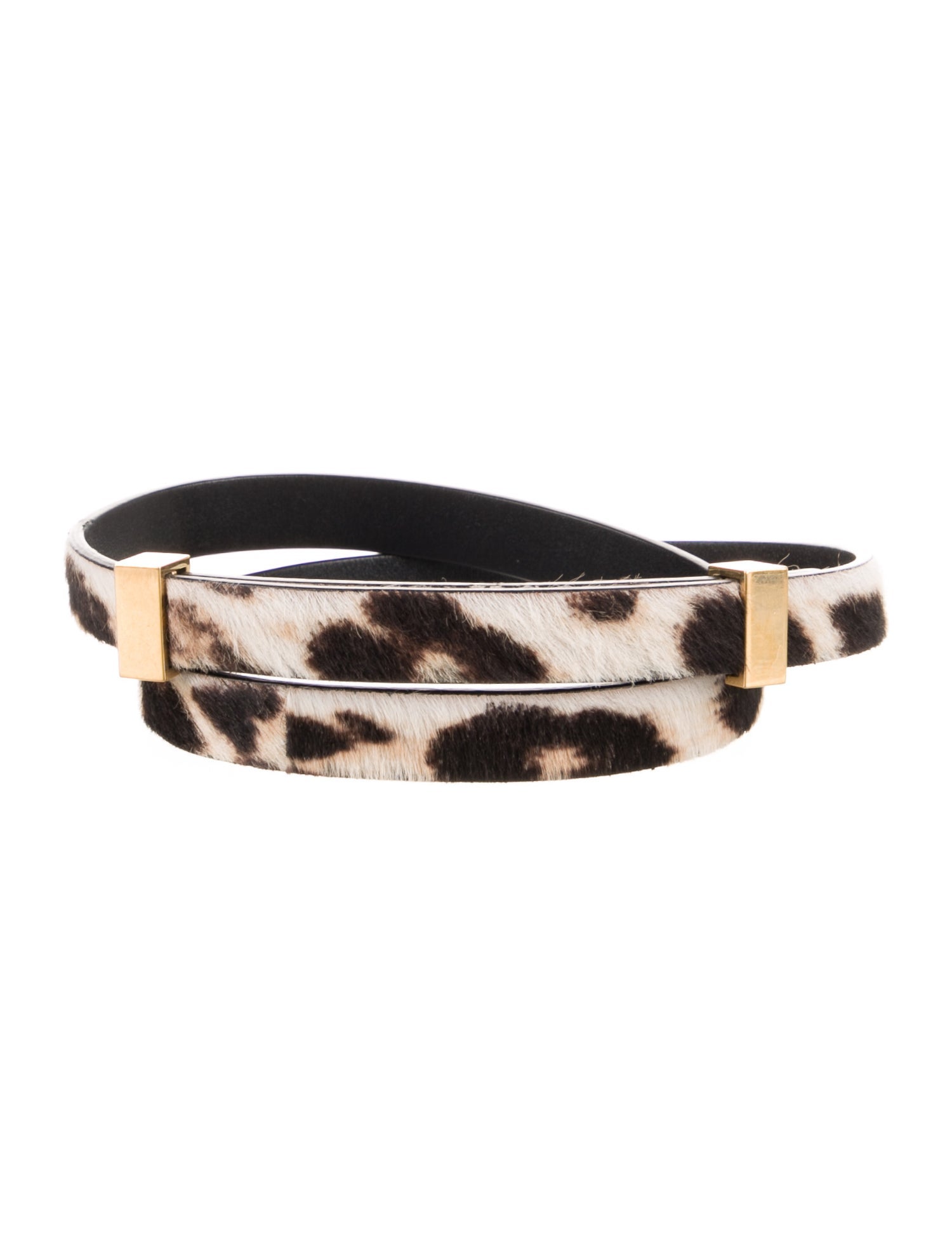 Celine Skinny Ponyhair Belt