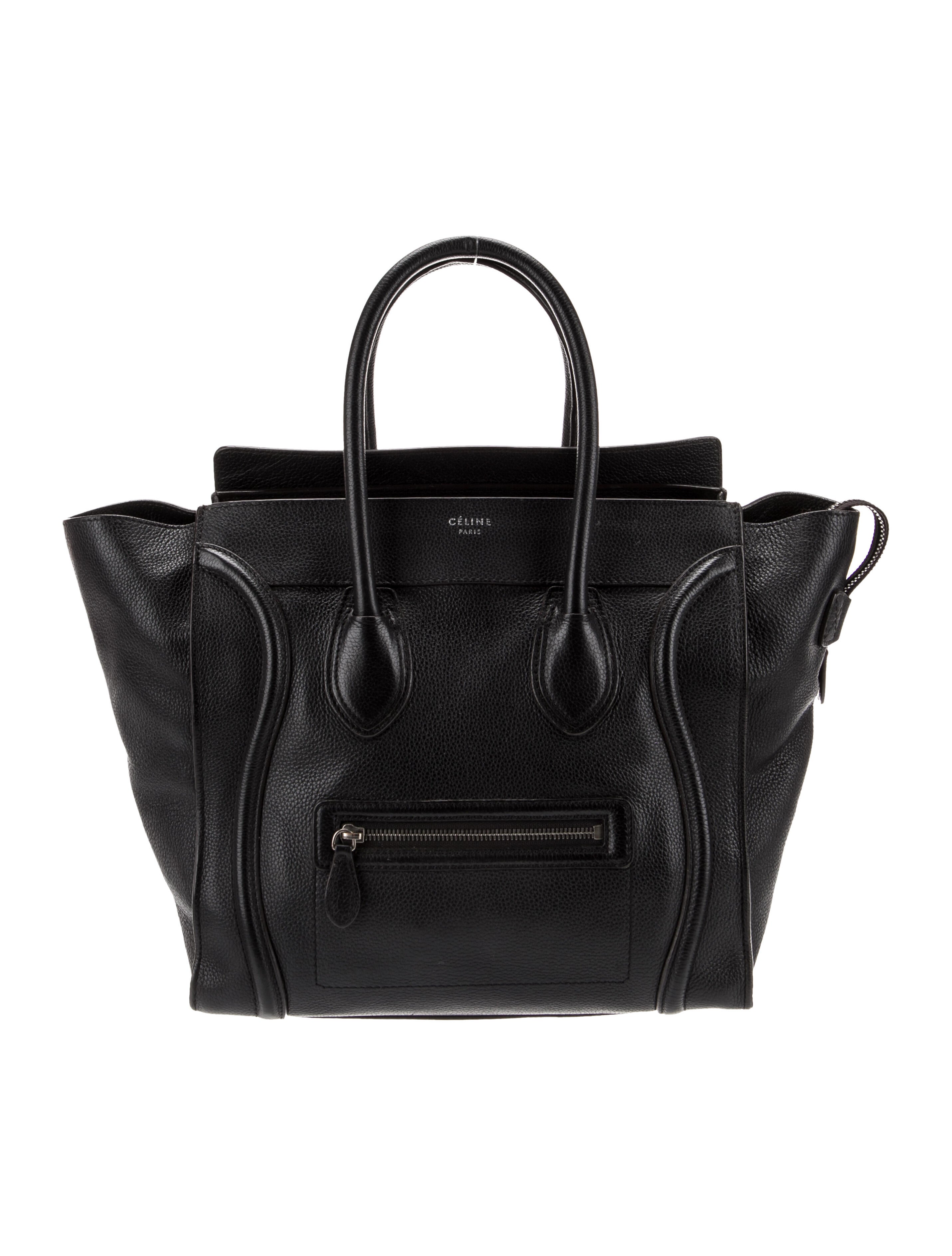 Celine Leather Luggage Mini