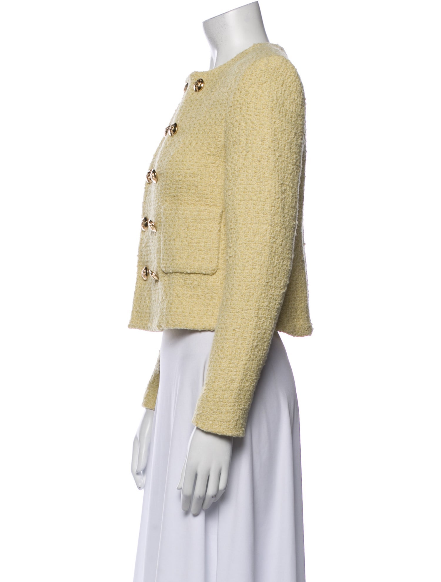 Celine Wool Tweed Pattern Evening Jacket