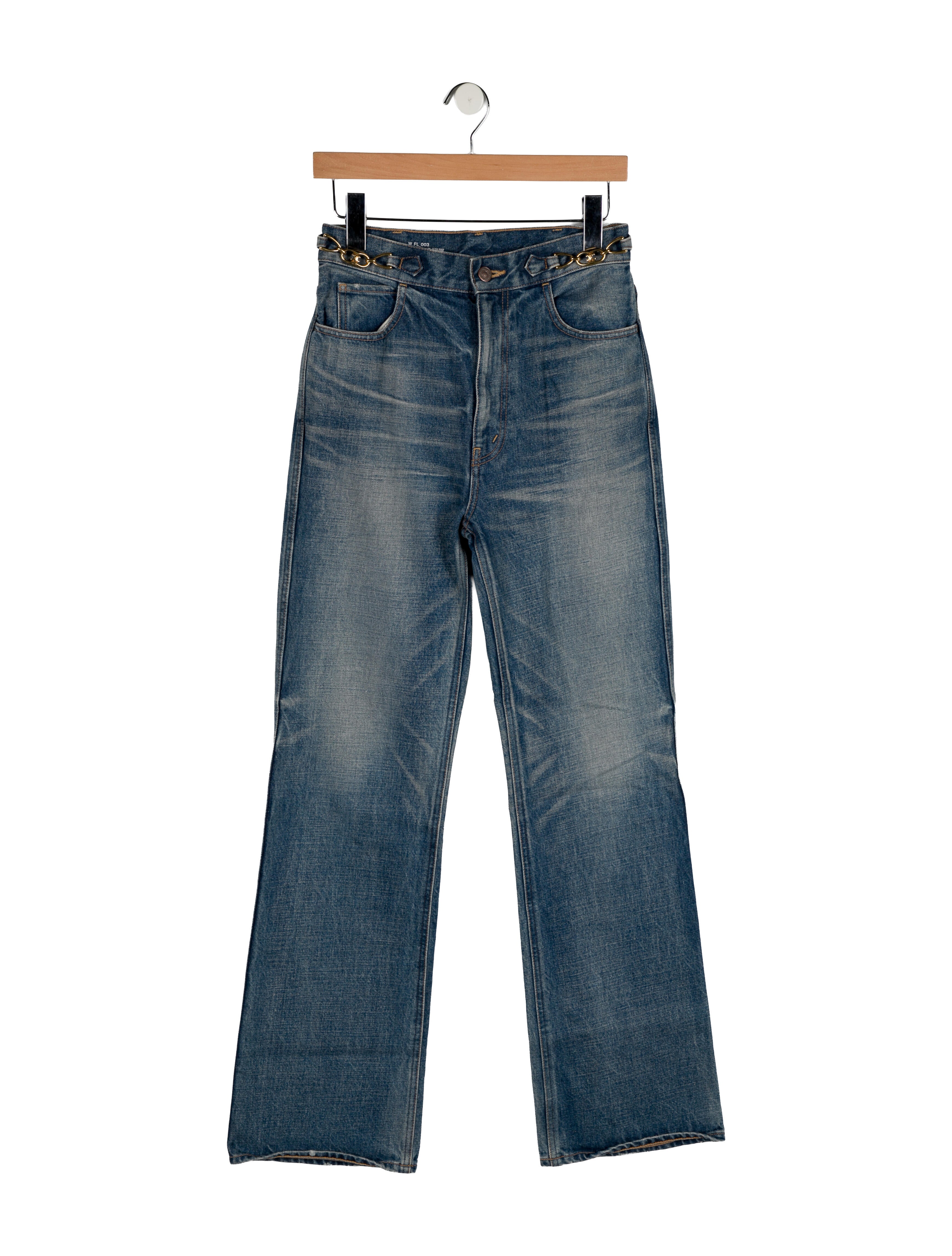 Celine High-Rise Wide Leg Jeans