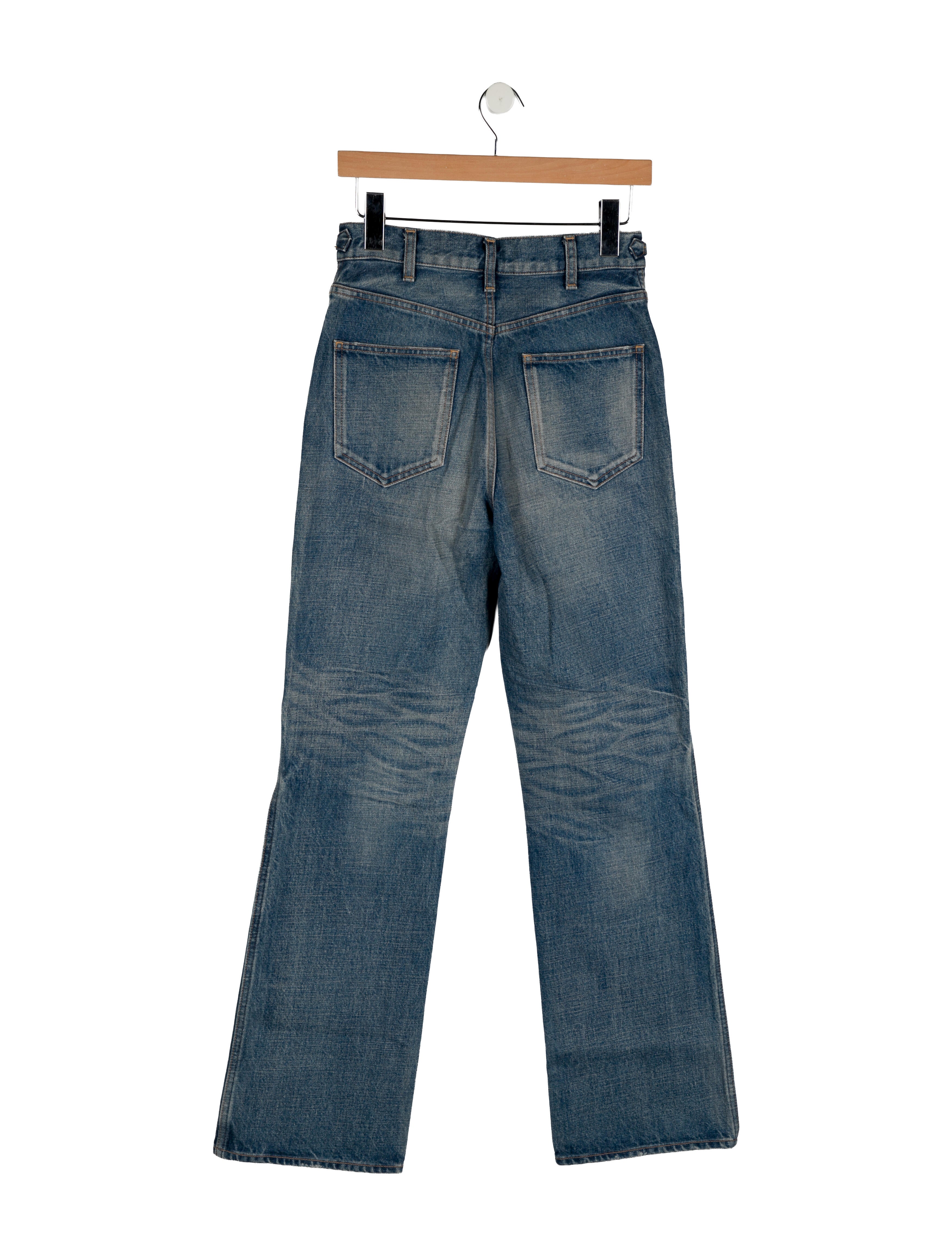 Celine High-Rise Wide Leg Jeans