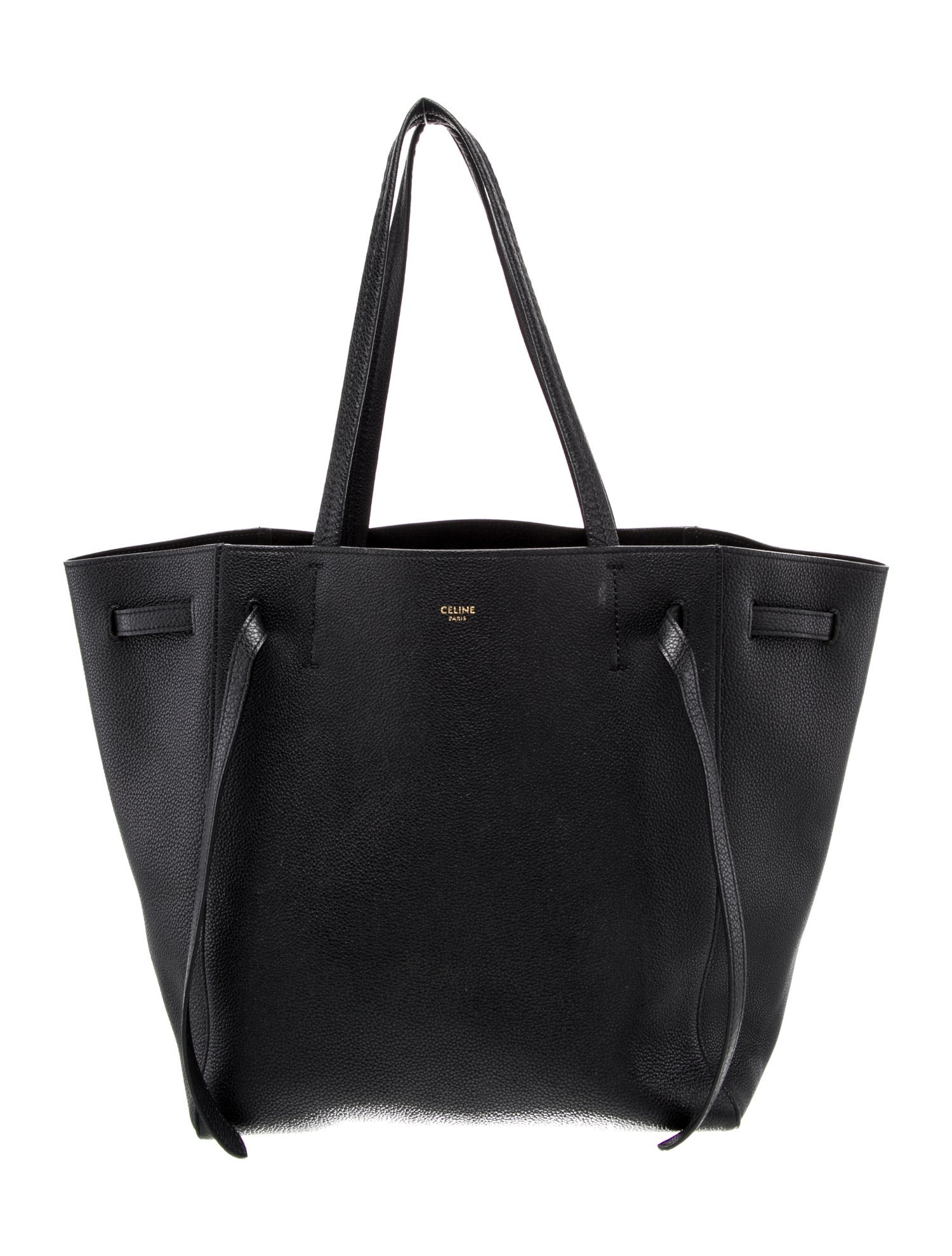 Celine Leather Cabas Phantom w/Belt Small