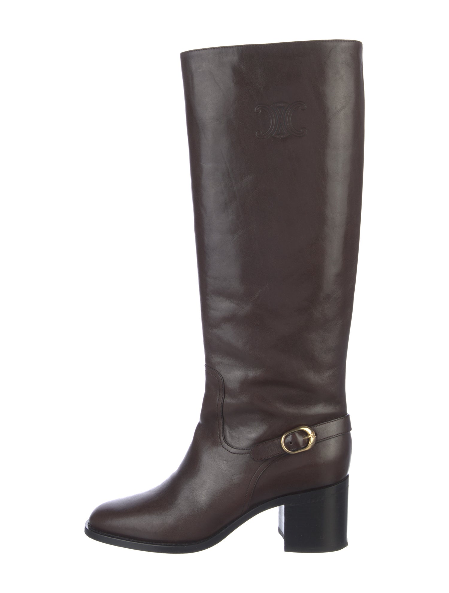 Celine Leather Riding Boots