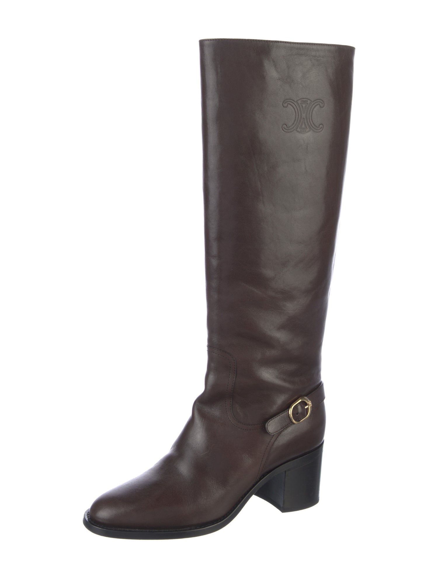 Celine Leather Riding Boots
