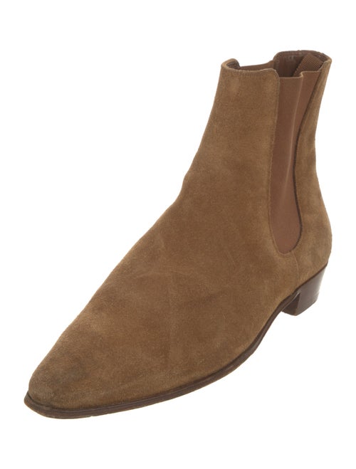 Celine Suede Chelsea Boots