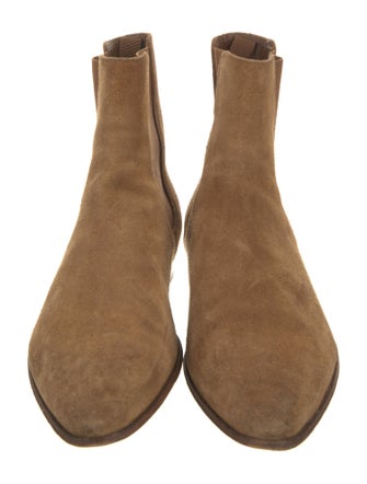 Celine Suede Chelsea Boots