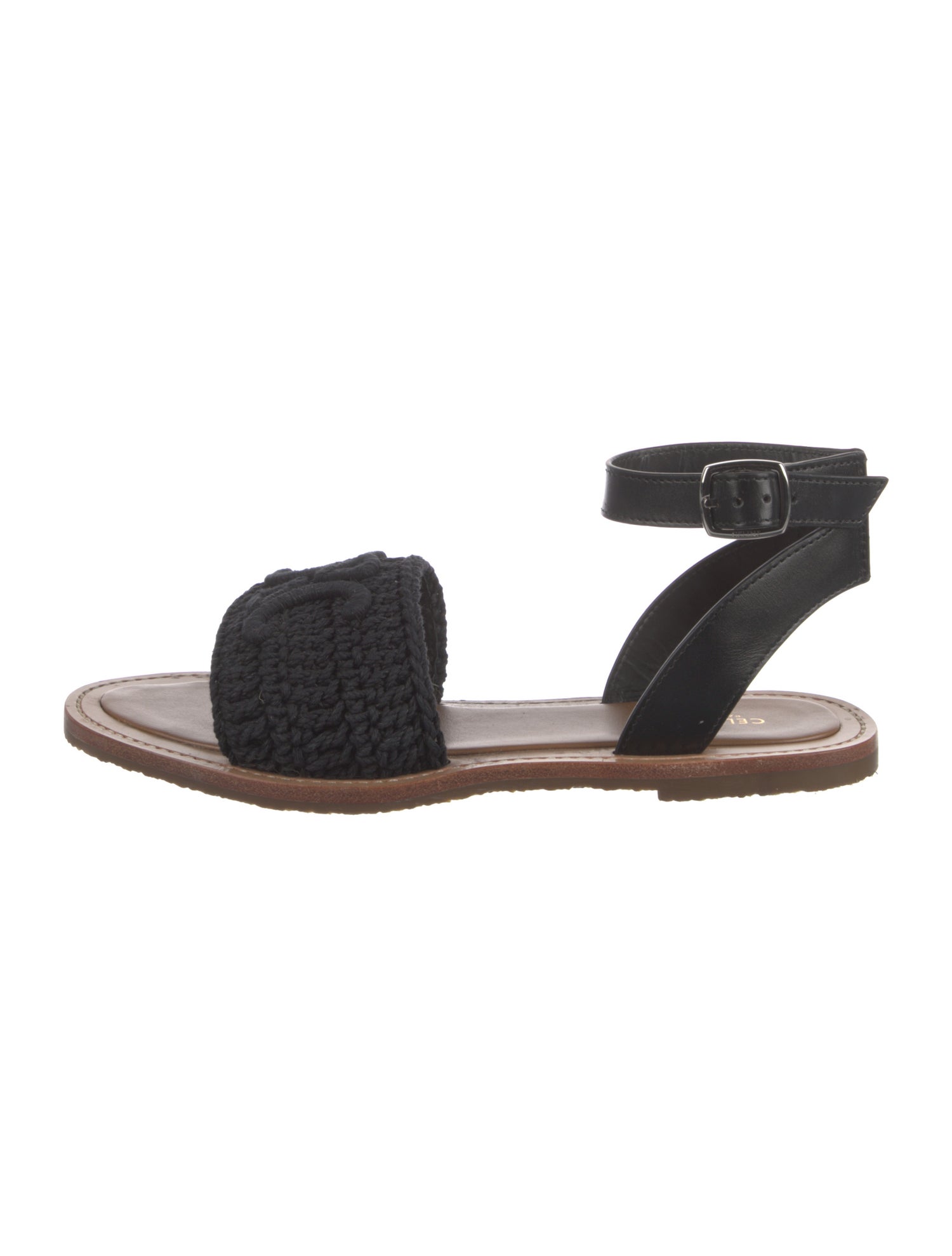 Celine Colorblock Pattern Embroidered Accent Espadrilles